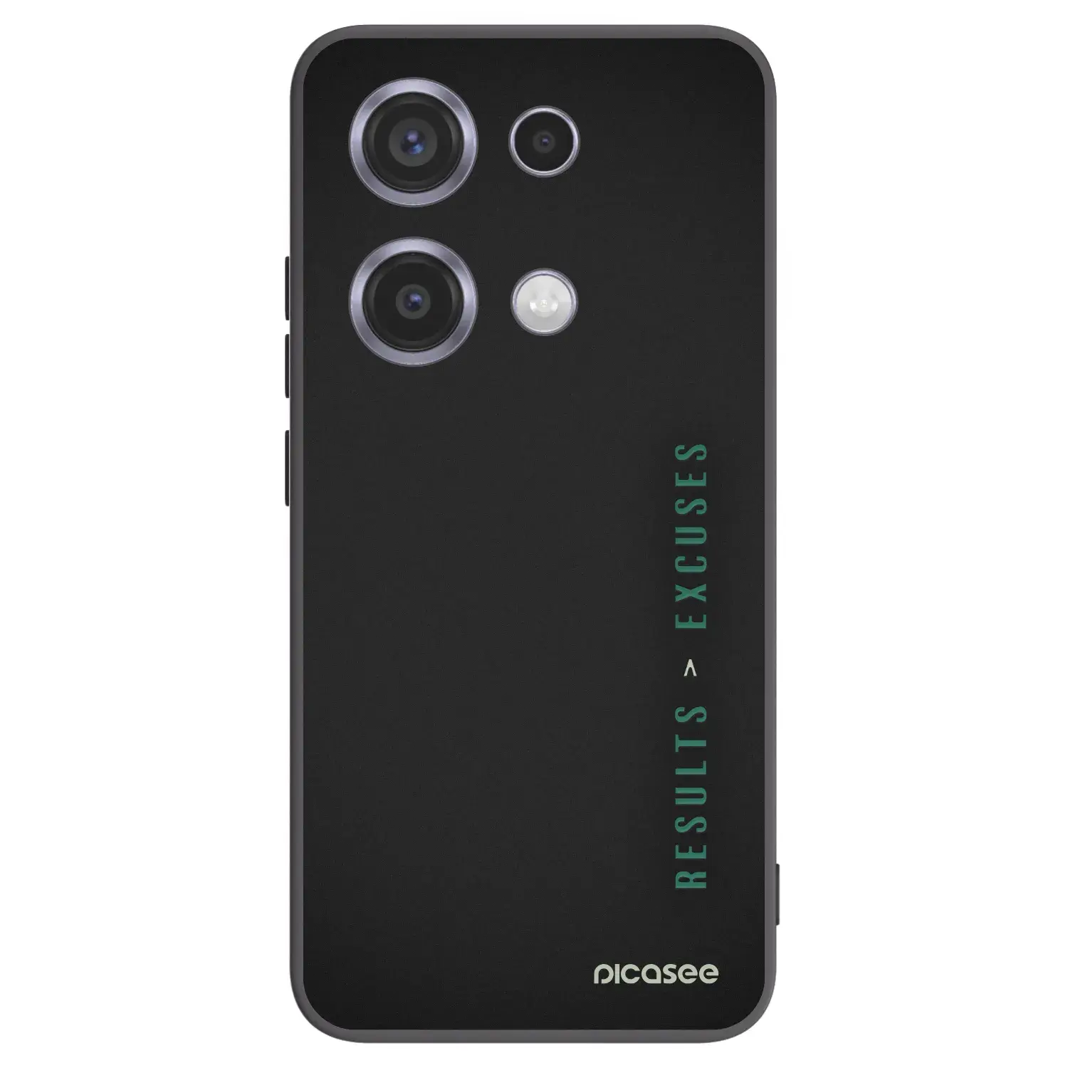 Silikonový černý obal pro Xiaomi Redmi Note 14S - Results x Excuses