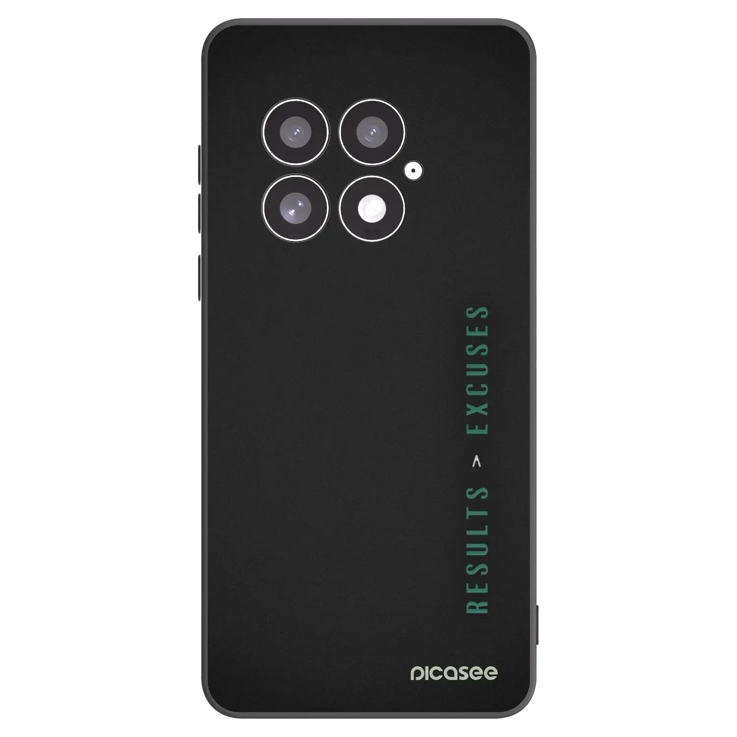 Silikonový černý obal pro OnePlus 13 5G - Results x Excuses