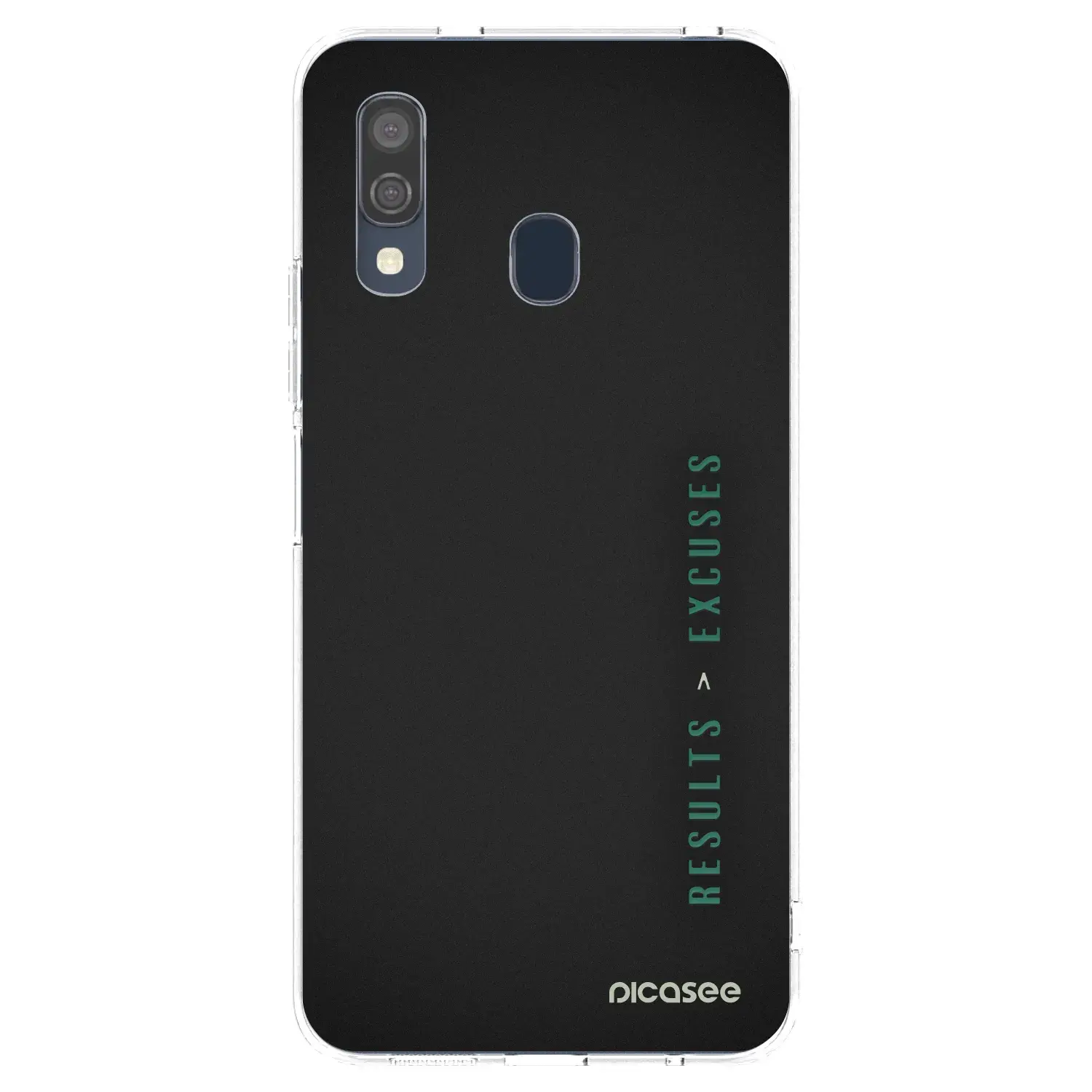 Silikonový průhledný obal pro Samsung Galaxy A40 A405F - Results x Excuses