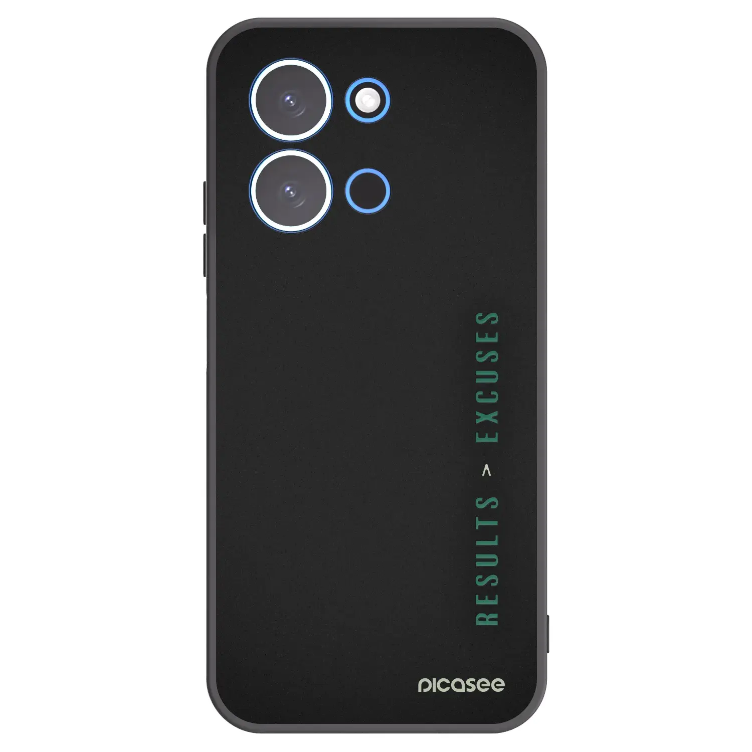 Silikonový černý obal pro Xiaomi Redmi 15C 4G - Results x Excuses
