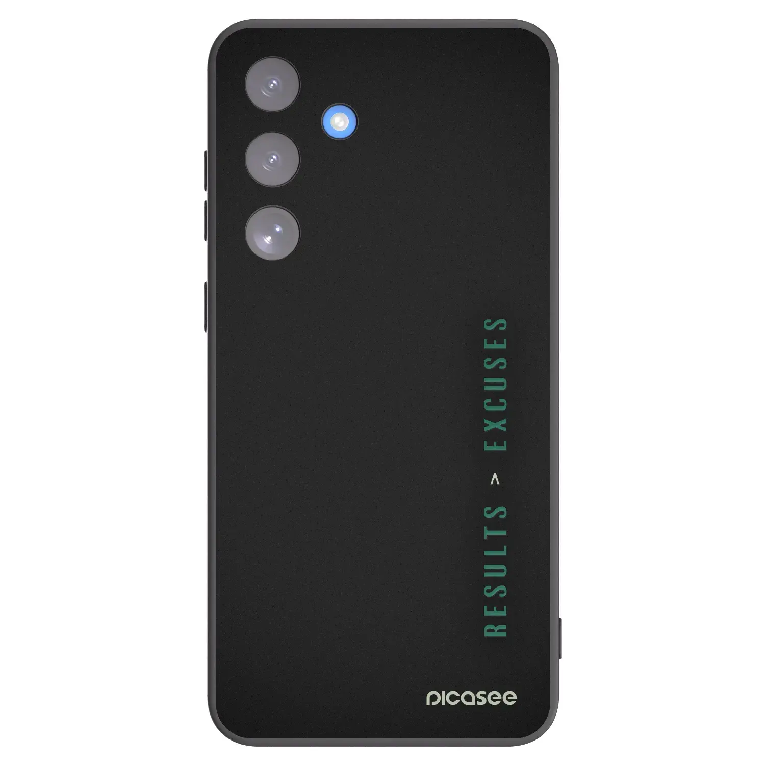 Silikonový černý obal pro Samsung Galaxy S25 FE 5G - Results x Excuses
