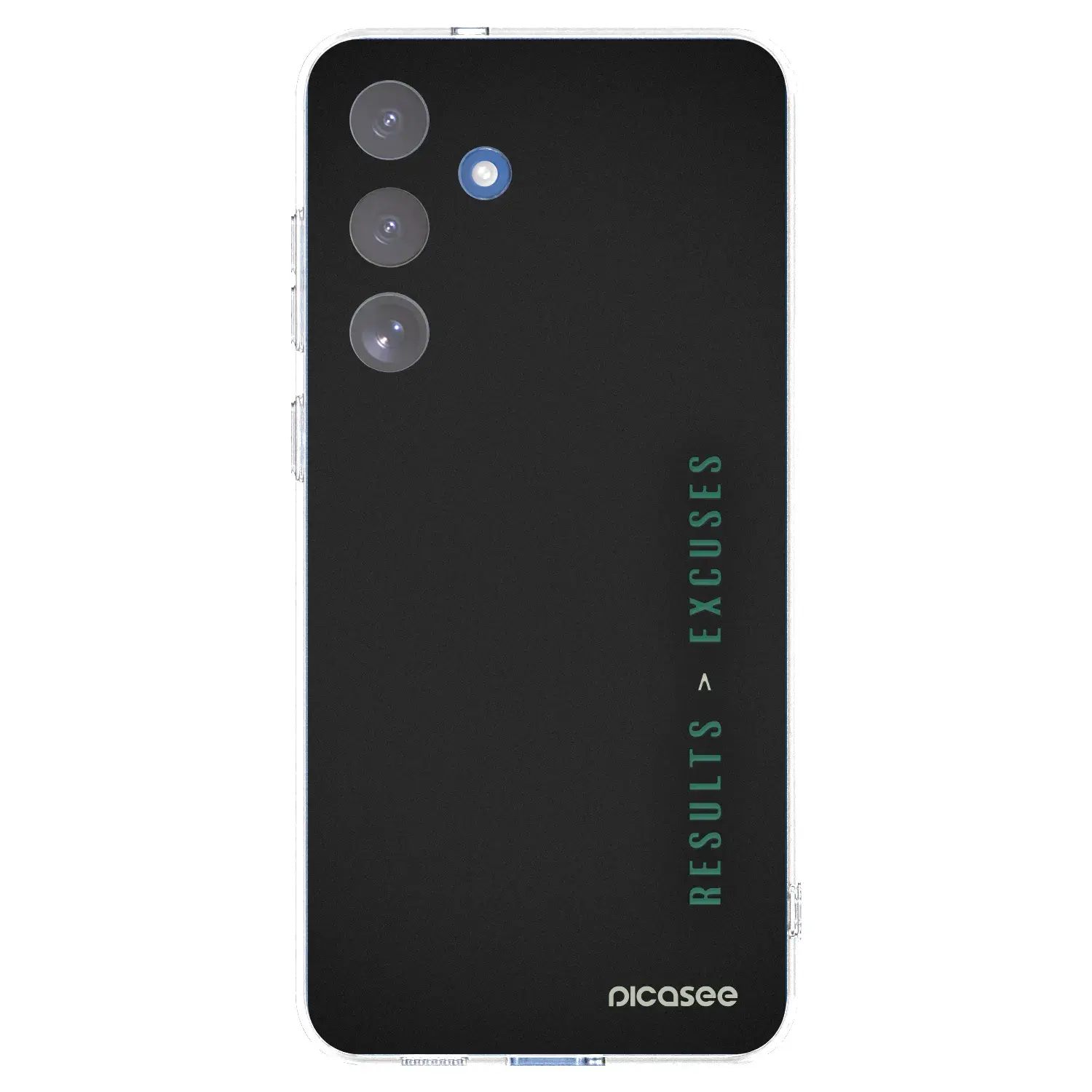 Silikonový průhledný obal pro Samsung Galaxy S25 FE 5G - Results x Excuses