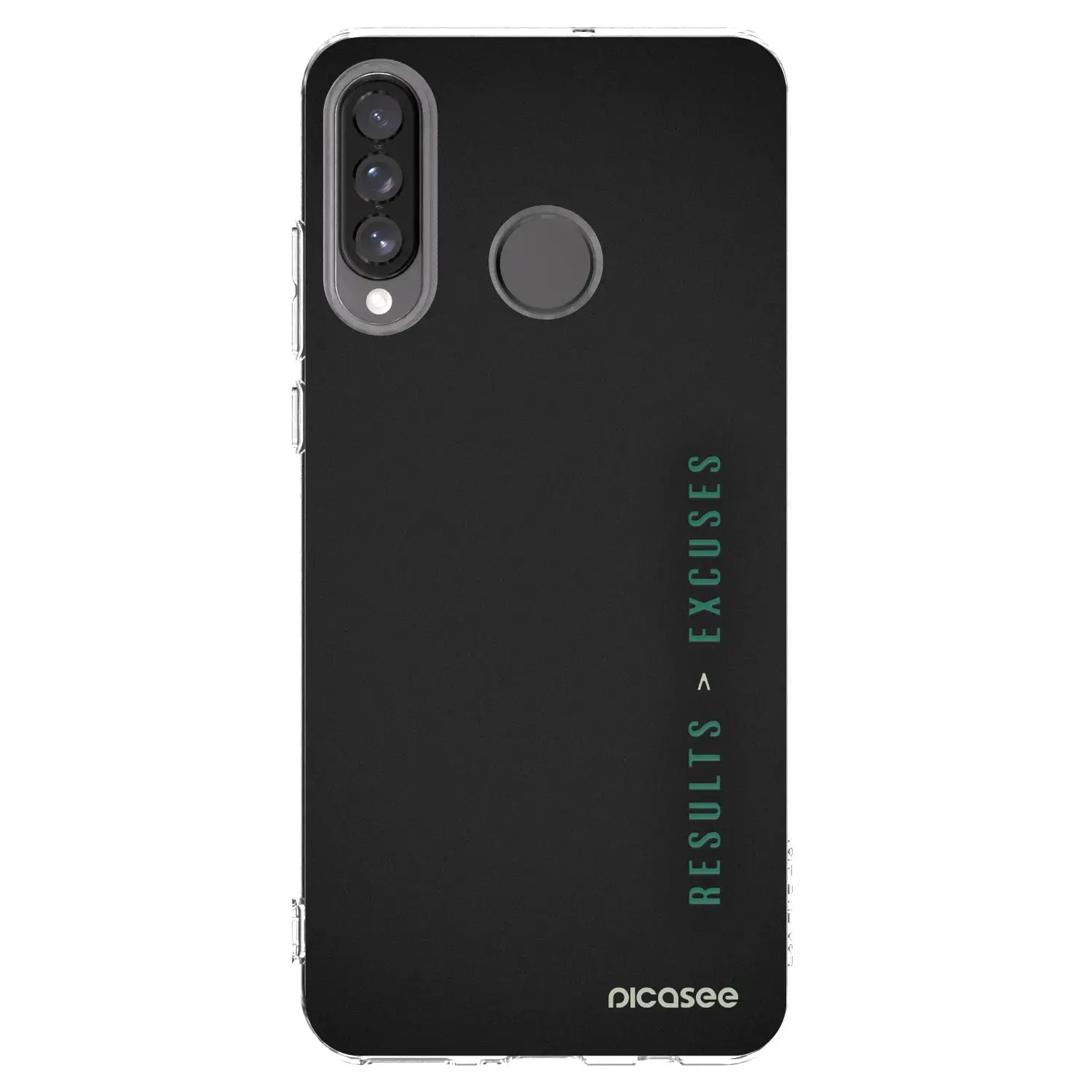 Silikonový průhledný obal pro Huawei P30 Lite - Results x Excuses