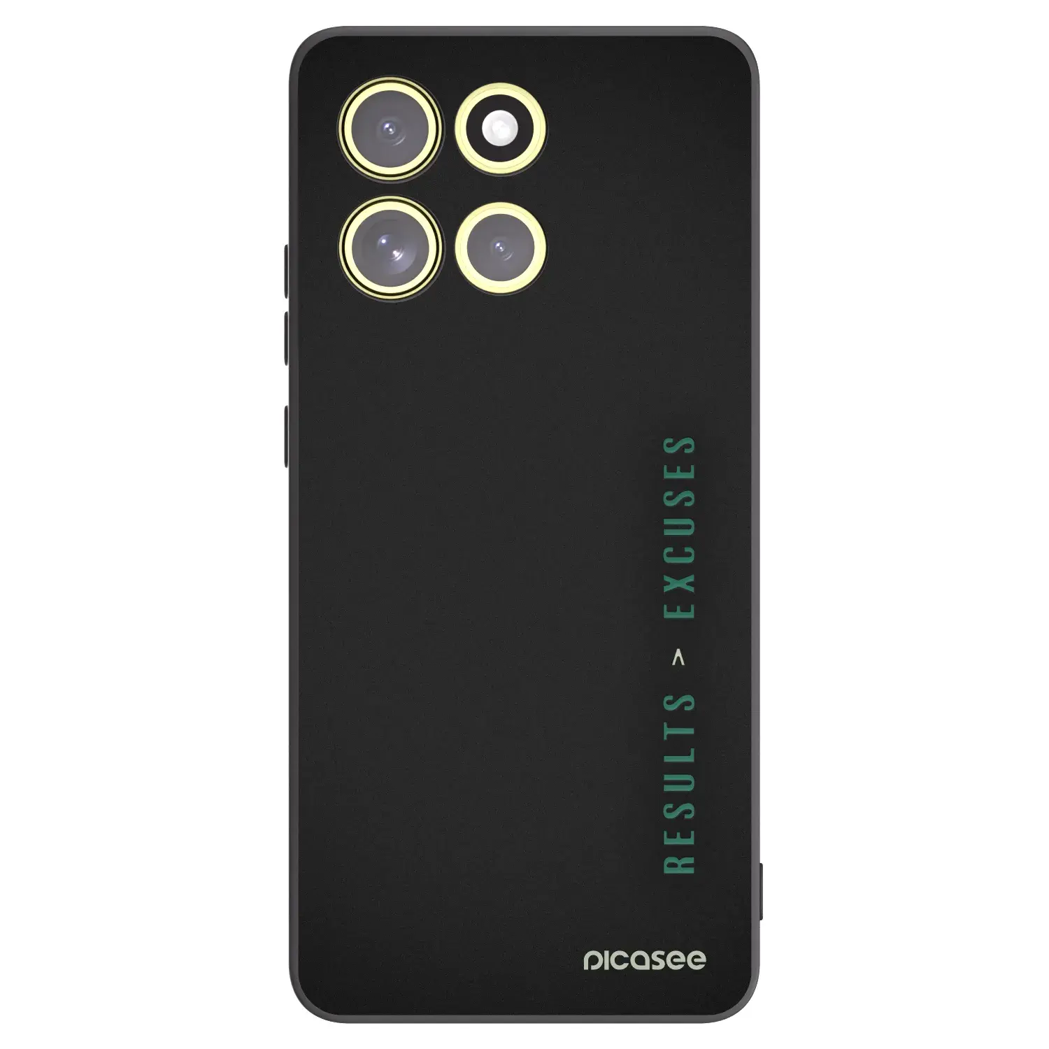 Silikonový černý obal pro Motorola Moto G86 Power 5G - Results x Excuses