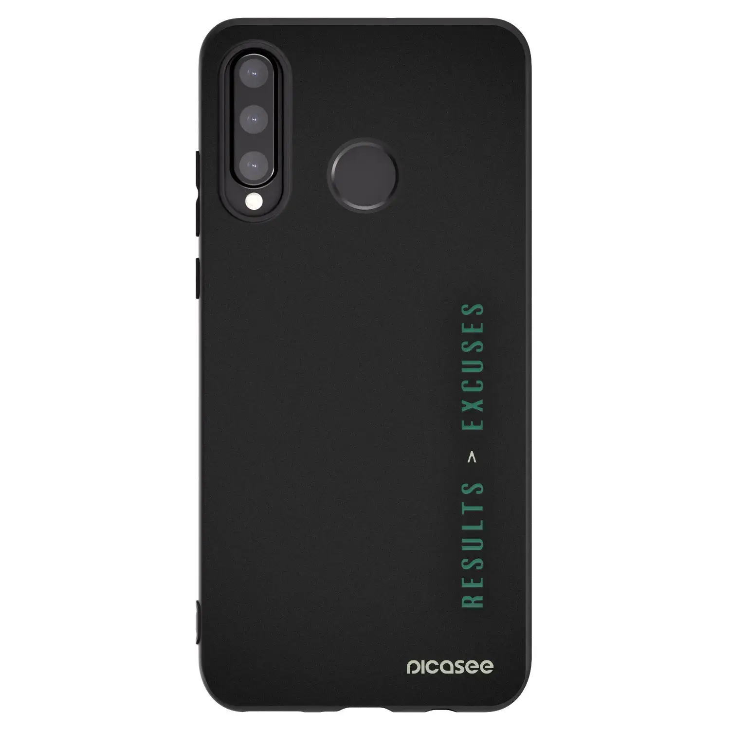 Silikonový černý obal pro Huawei P30 Lite - Results x Excuses
