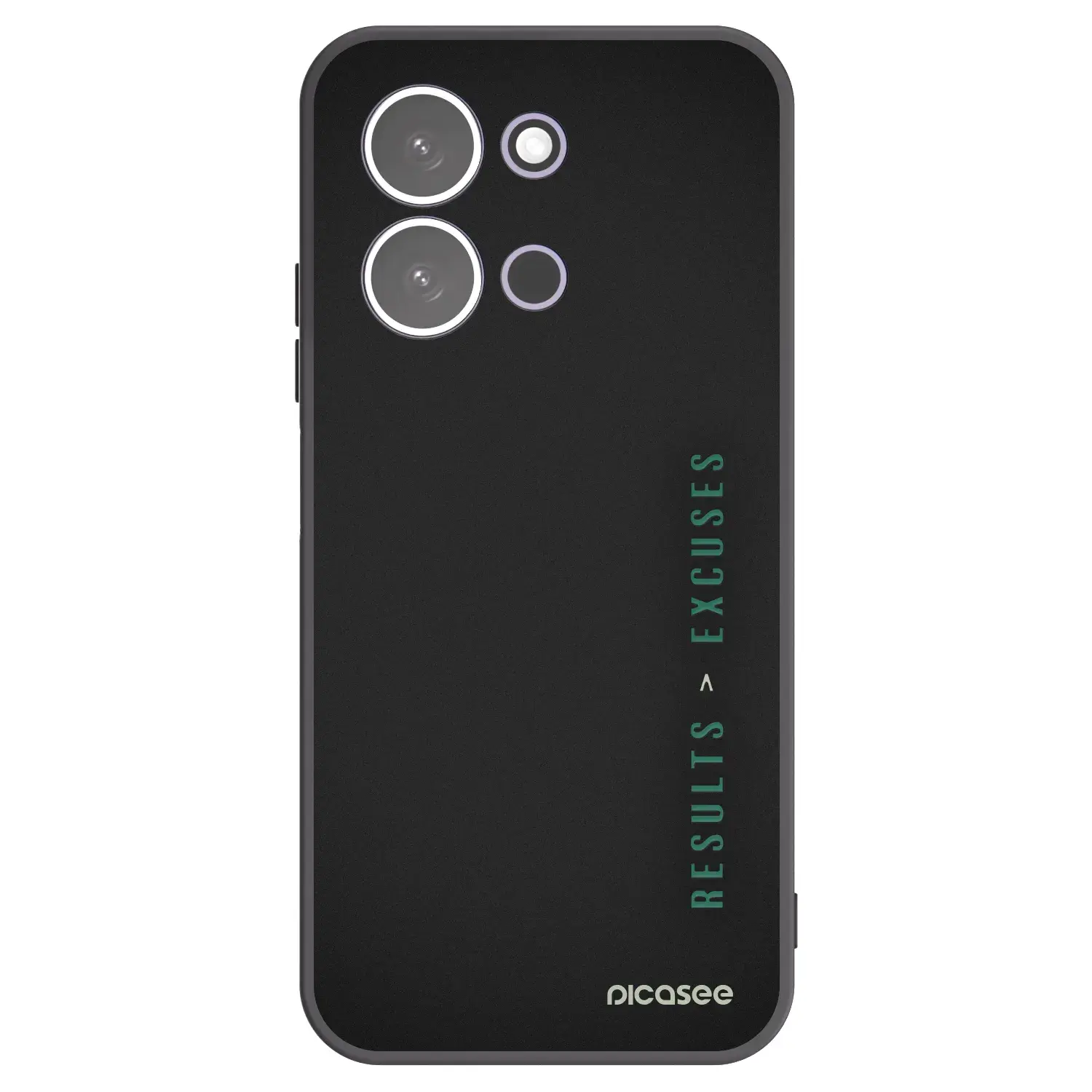 Silikonový černý obal pro Xiaomi Redmi 15C 5G - Results x Excuses