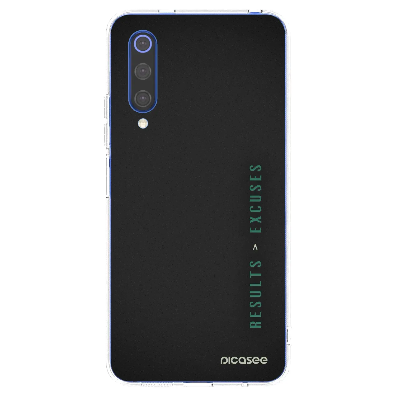 Silikonový průhledný obal pro Xiaomi Mi 9 SE - Results x Excuses