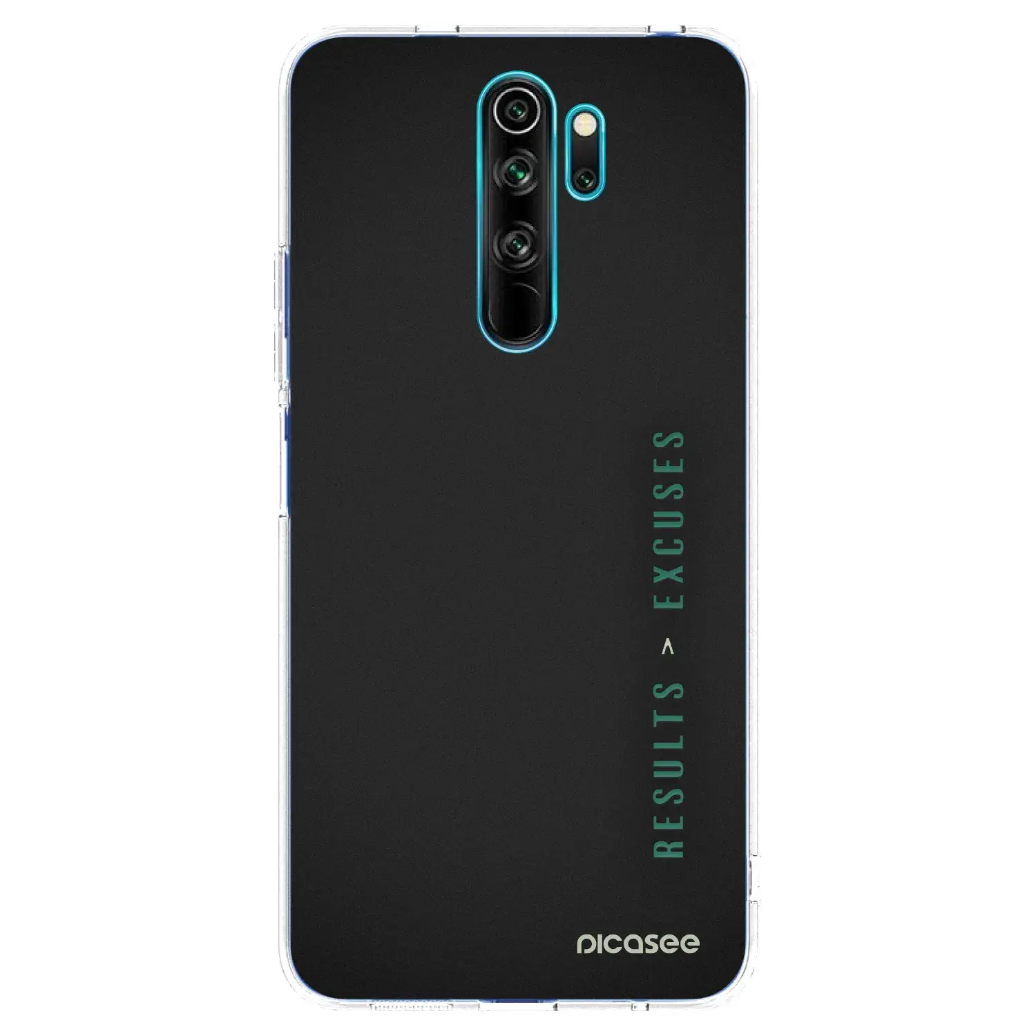 Silikonový průhledný obal pro Xiaomi Redmi Note 8 Pro - Results x Excuses
