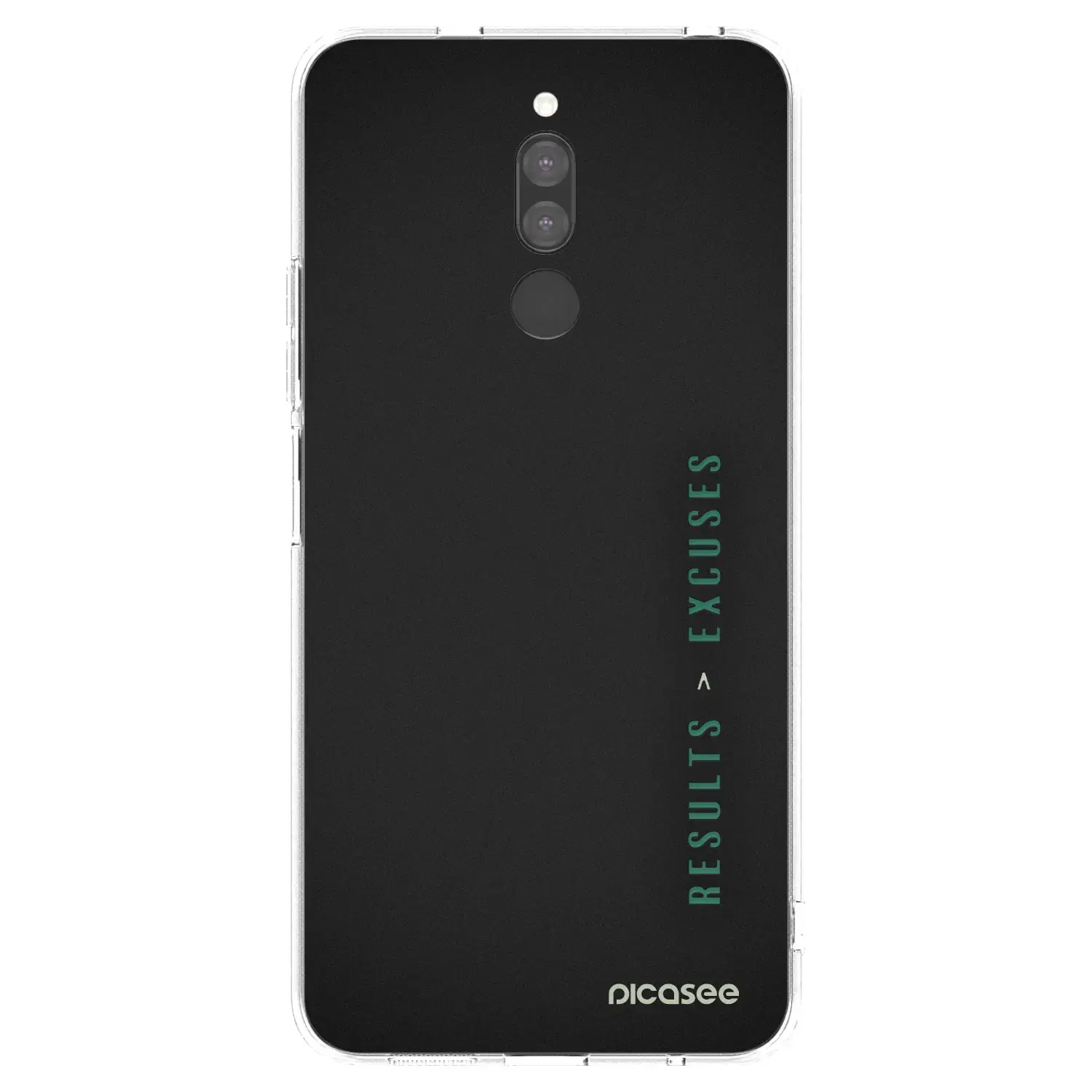 Silikonový průhledný obal pro Xiaomi Redmi 8 - Results x Excuses
