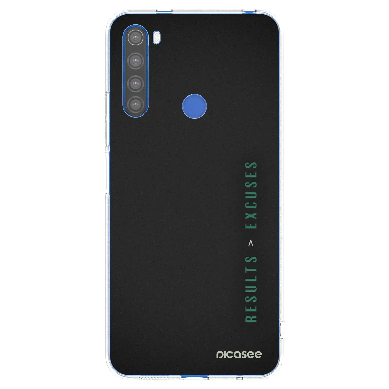 Silikonový průhledný obal pro Xiaomi Redmi Note 8T - Results x Excuses