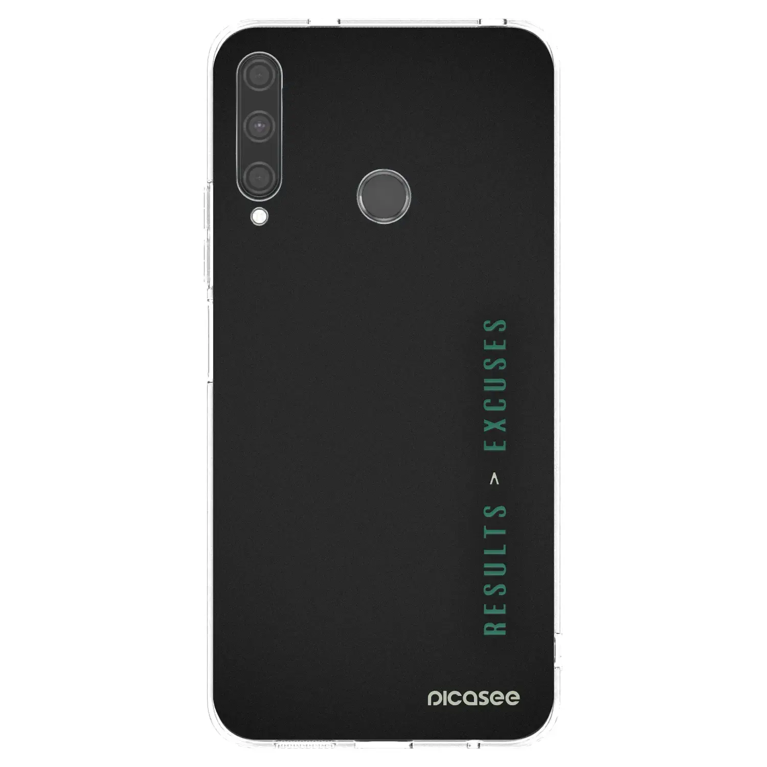 Silikonový průhledný obal pro Huawei P40 Lite E - Results x Excuses