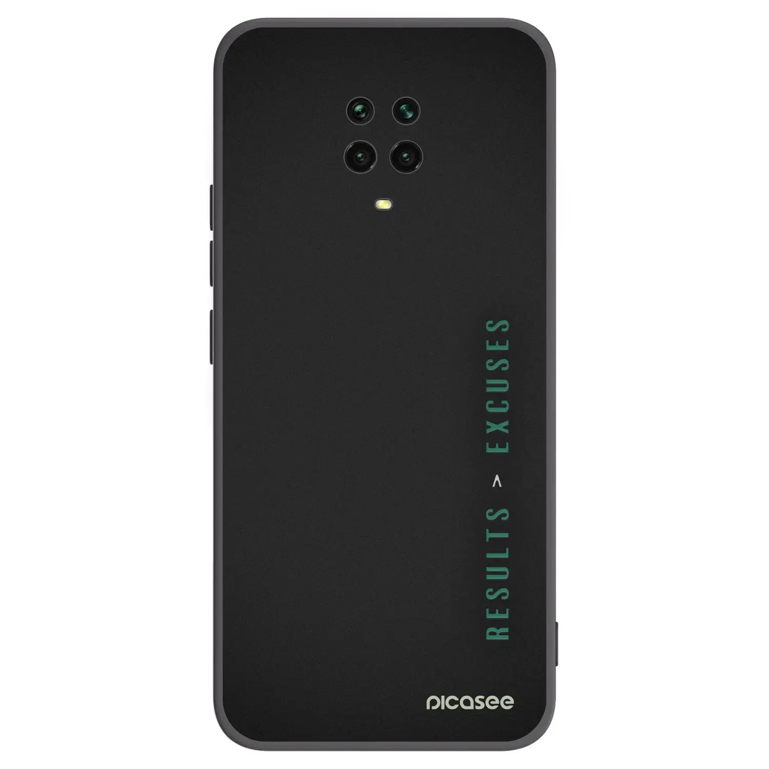 Silikonový černý obal pro Xiaomi Redmi Note 9 Pro - Results x Excuses