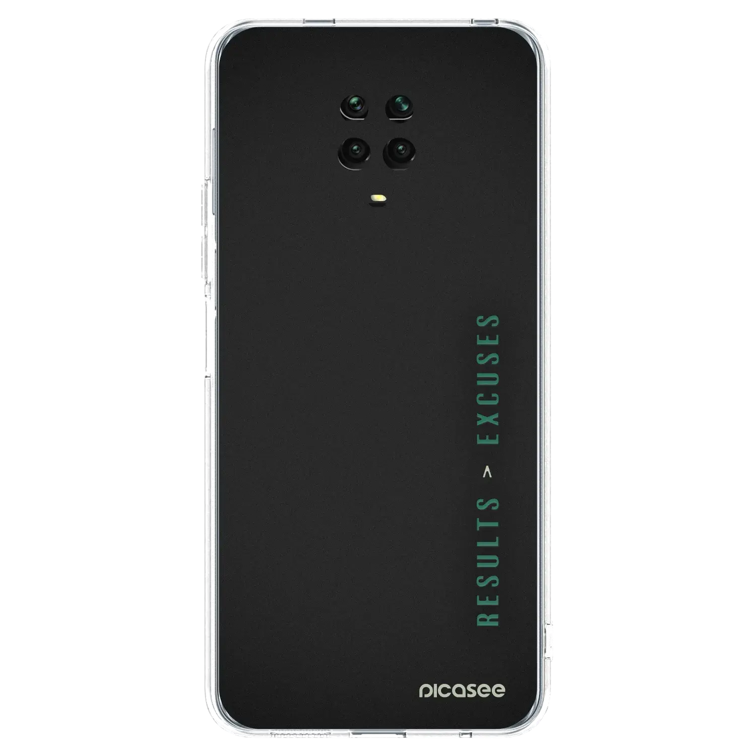 Silikonový průhledný obal pro Xiaomi Redmi Note 9S - Results x Excuses