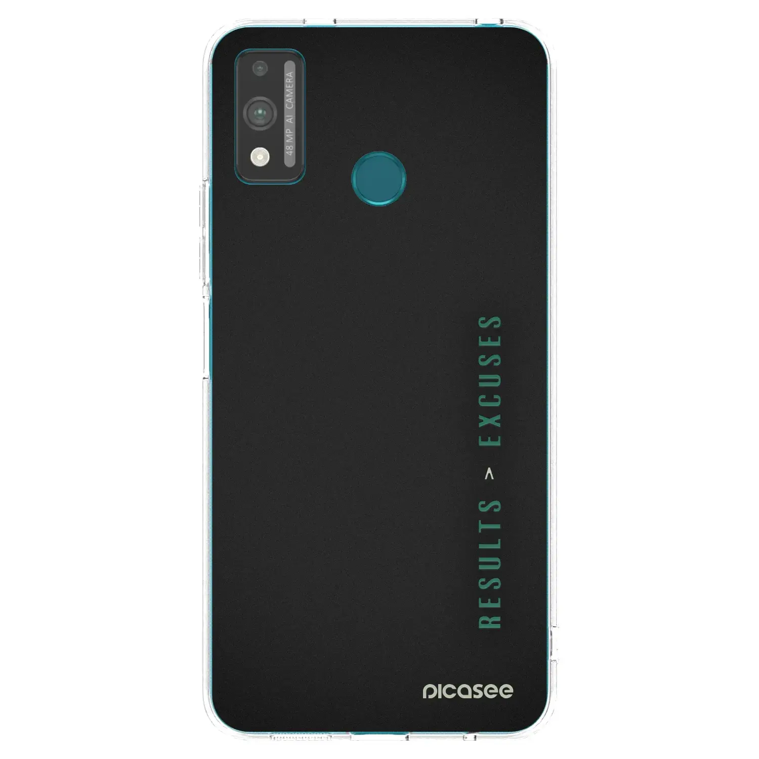 Silikonový průhledný obal pro Honor 9X Lite - Results x Excuses