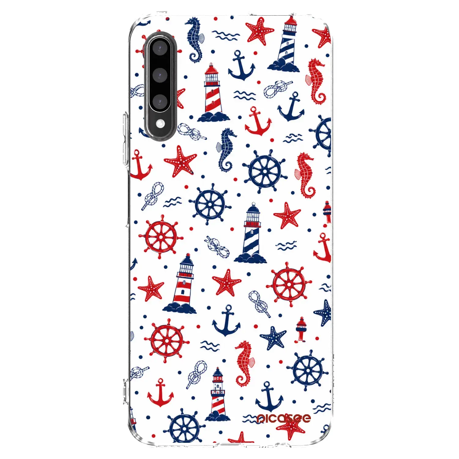 Silikonový průhledný obal pro Honor 9X Pro - Sailor Vibes