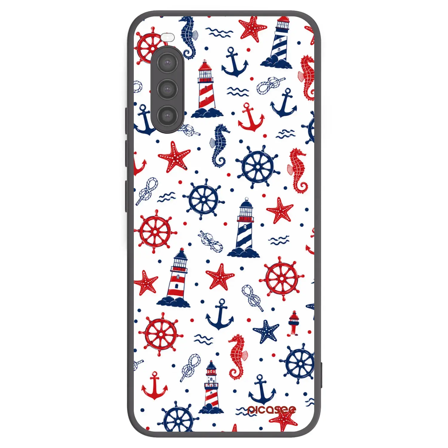 Silikonový černý obal pro Sony Xperia 10 II - Sailor Vibes