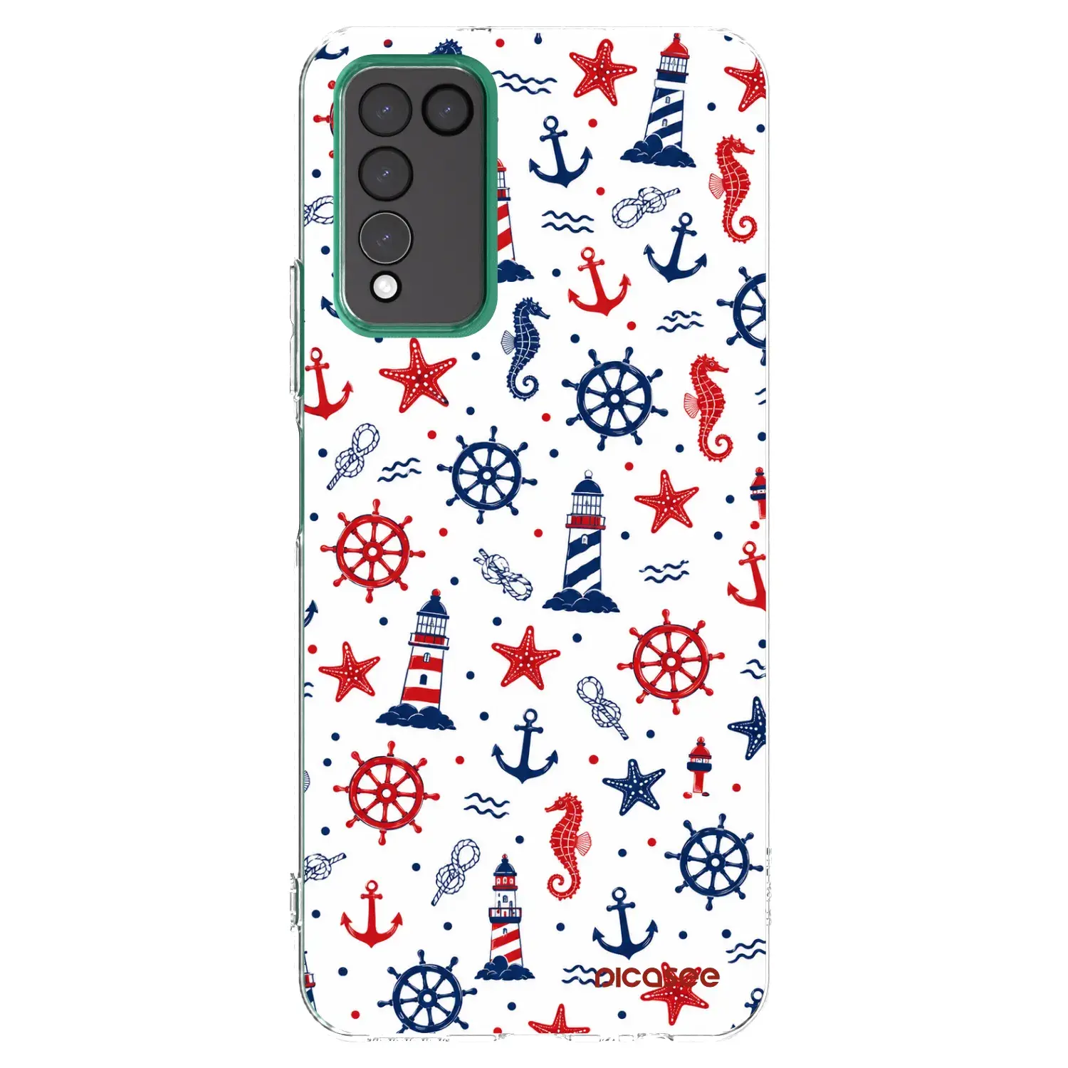 Silikonový průhledný obal pro Honor 10X Lite - Sailor Vibes