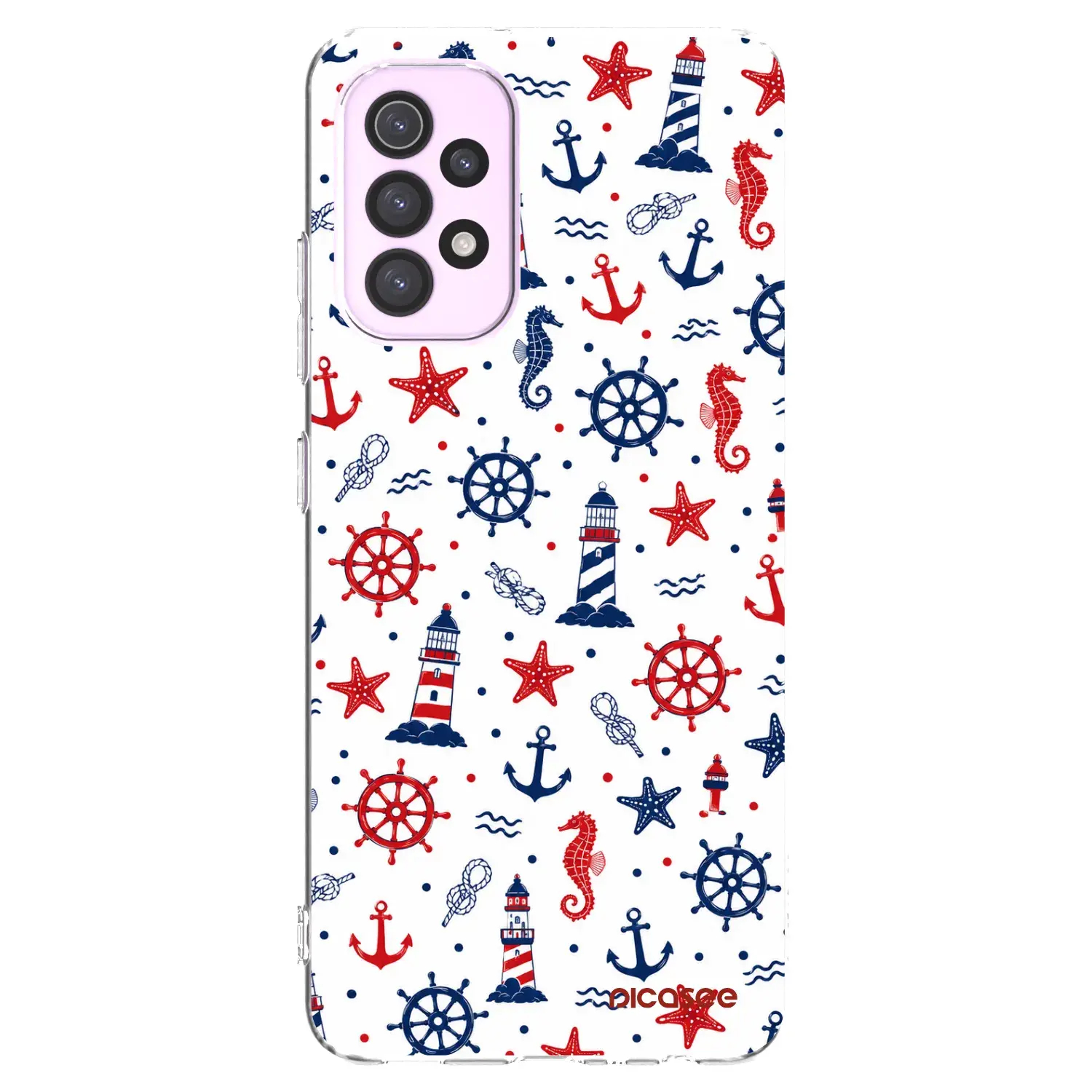 Silikonový průhledný obal pro Samsung Galaxy A32 5G A326B - Sailor Vibes