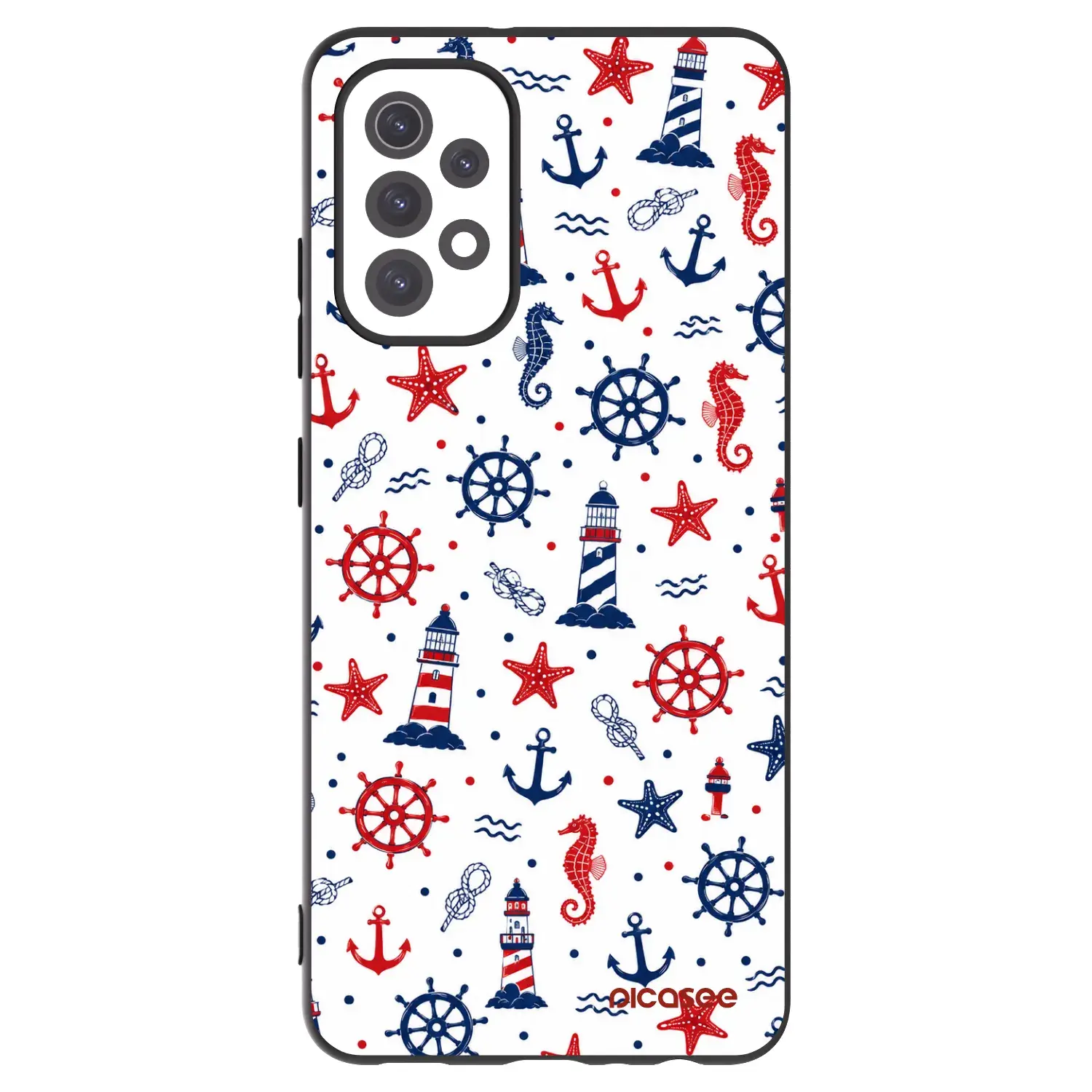 Silikonový černý obal pro Samsung Galaxy A32 5G A326B - Sailor Vibes