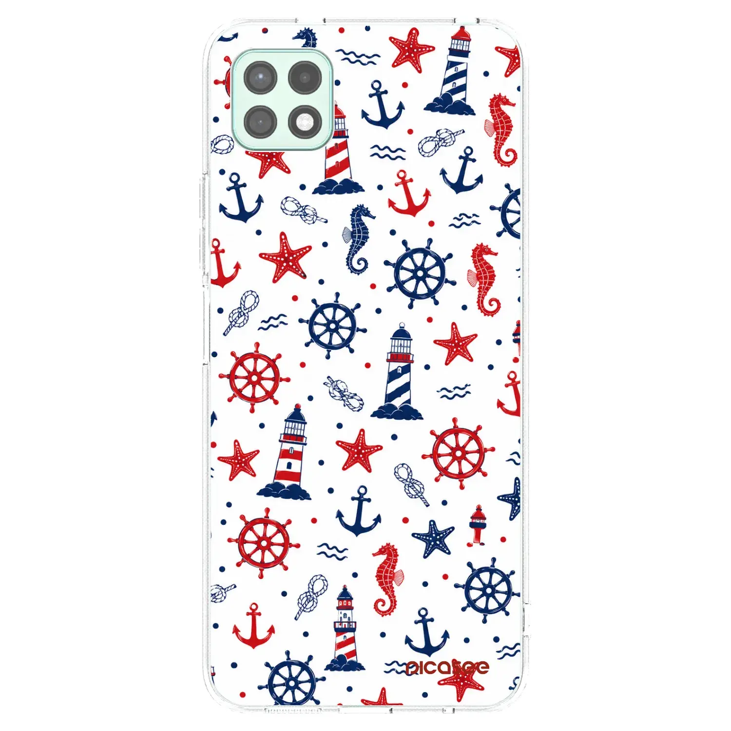 Silikonový průhledný obal pro Samsung Galaxy A22 A226B 5G - Sailor Vibes