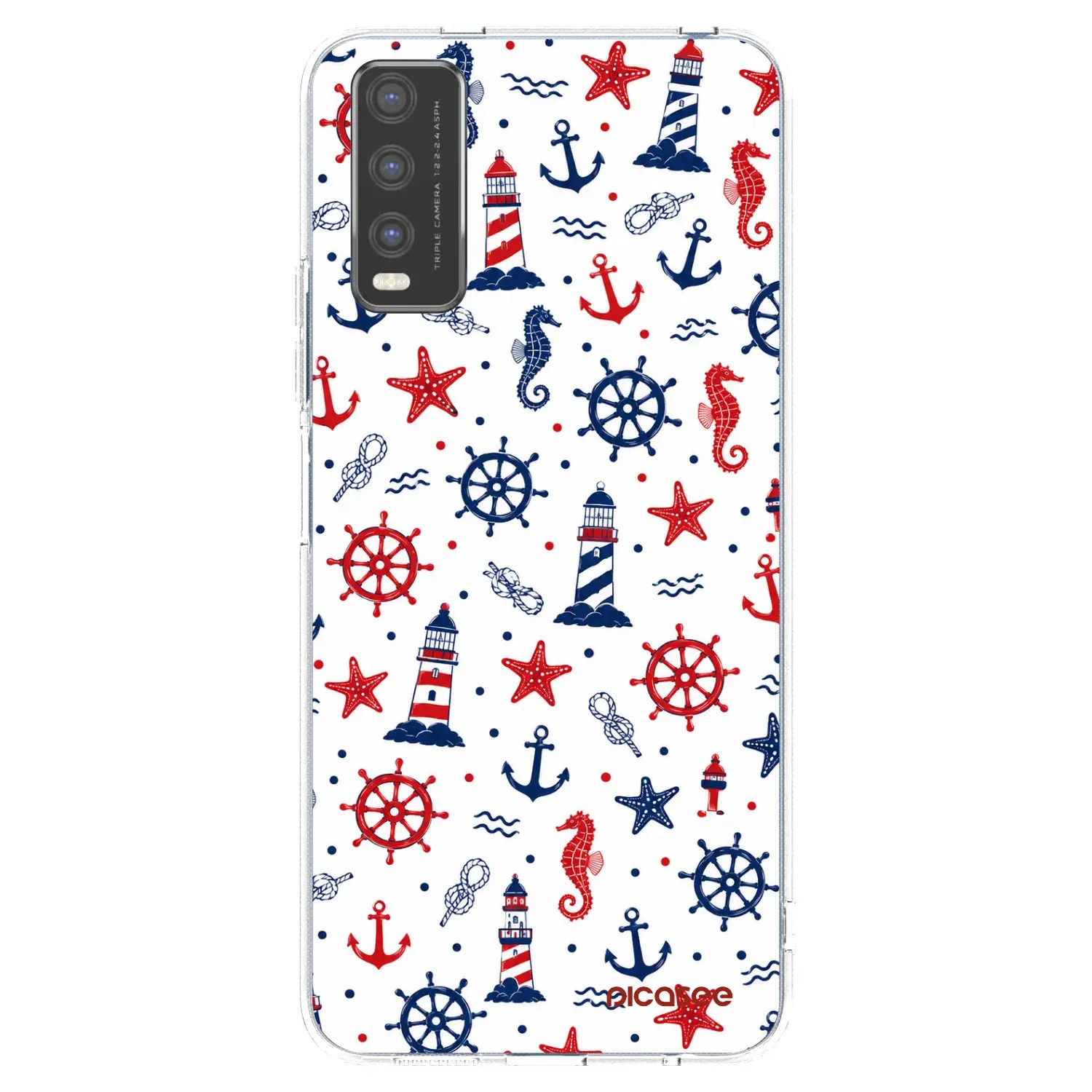 Silikonový průhledný obal pro Vivo Y20s - Sailor Vibes
