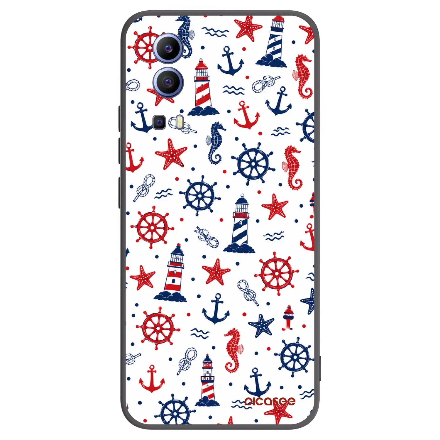 Silikonový černý obal pro Vivo Y52 5G - Sailor Vibes