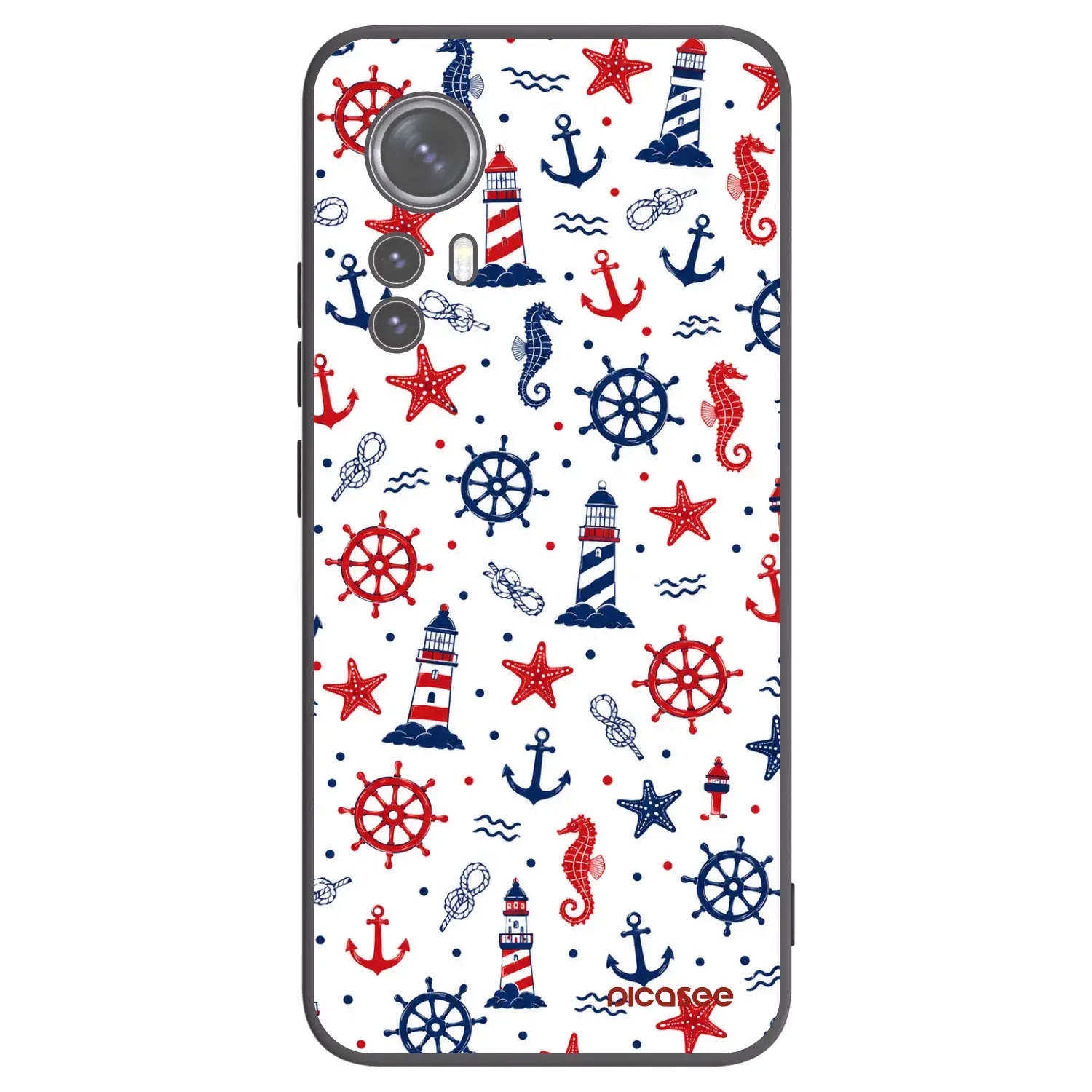 Silikonový černý obal pro Xiaomi 12X - Sailor Vibes