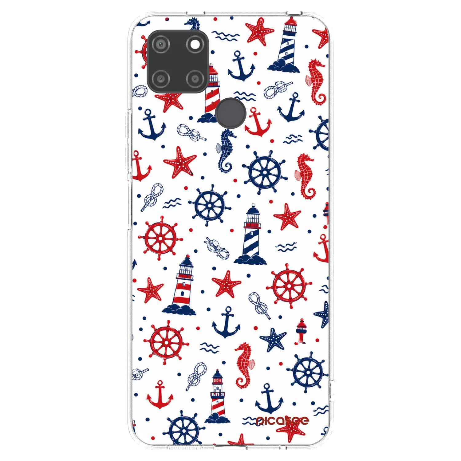 Silikonový průhledný obal pro Realme C21Y - Sailor Vibes