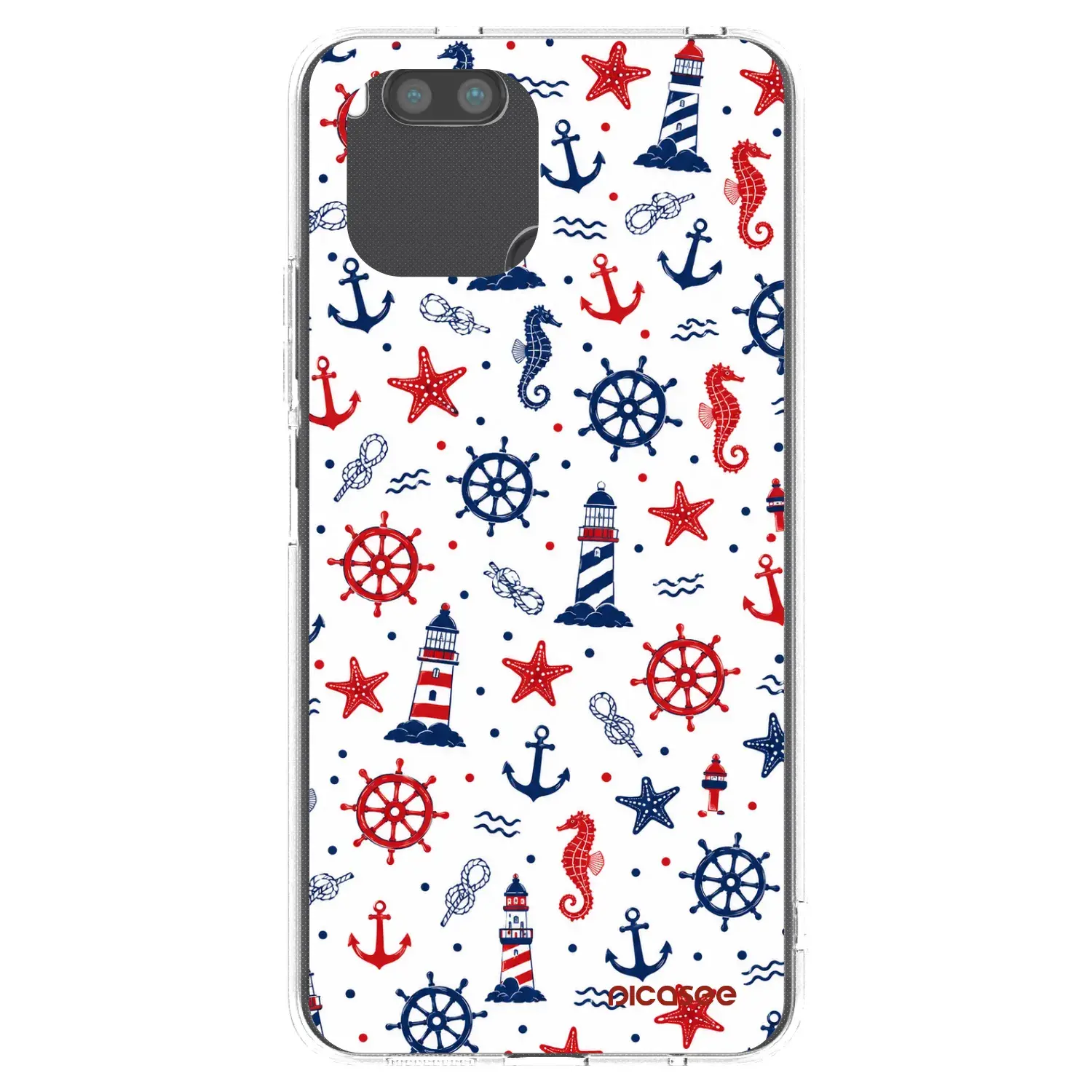 Silikonový průhledný obal pro Xiaomi Redmi A1 - Sailor Vibes