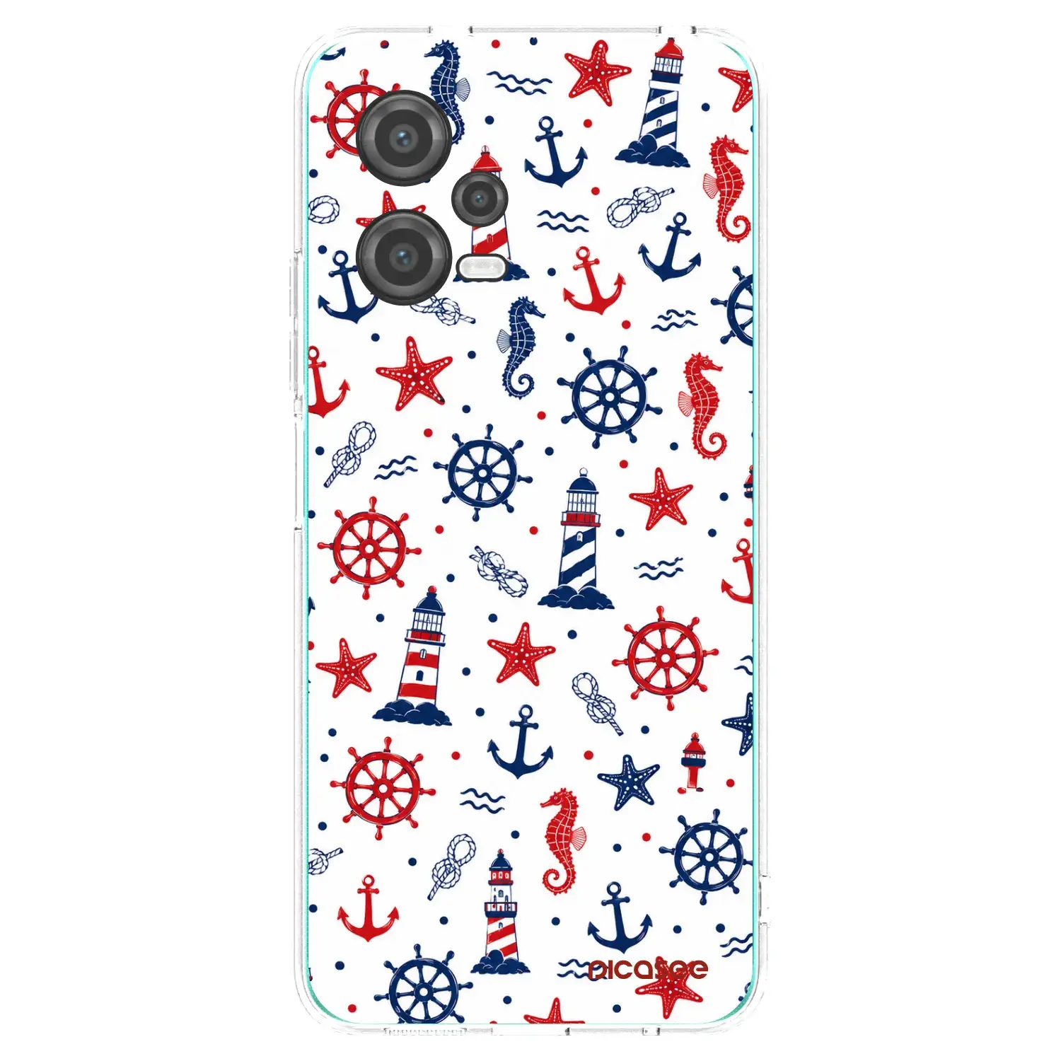 Silikonový průhledný obal pro Xiaomi Poco X5 - Sailor Vibes