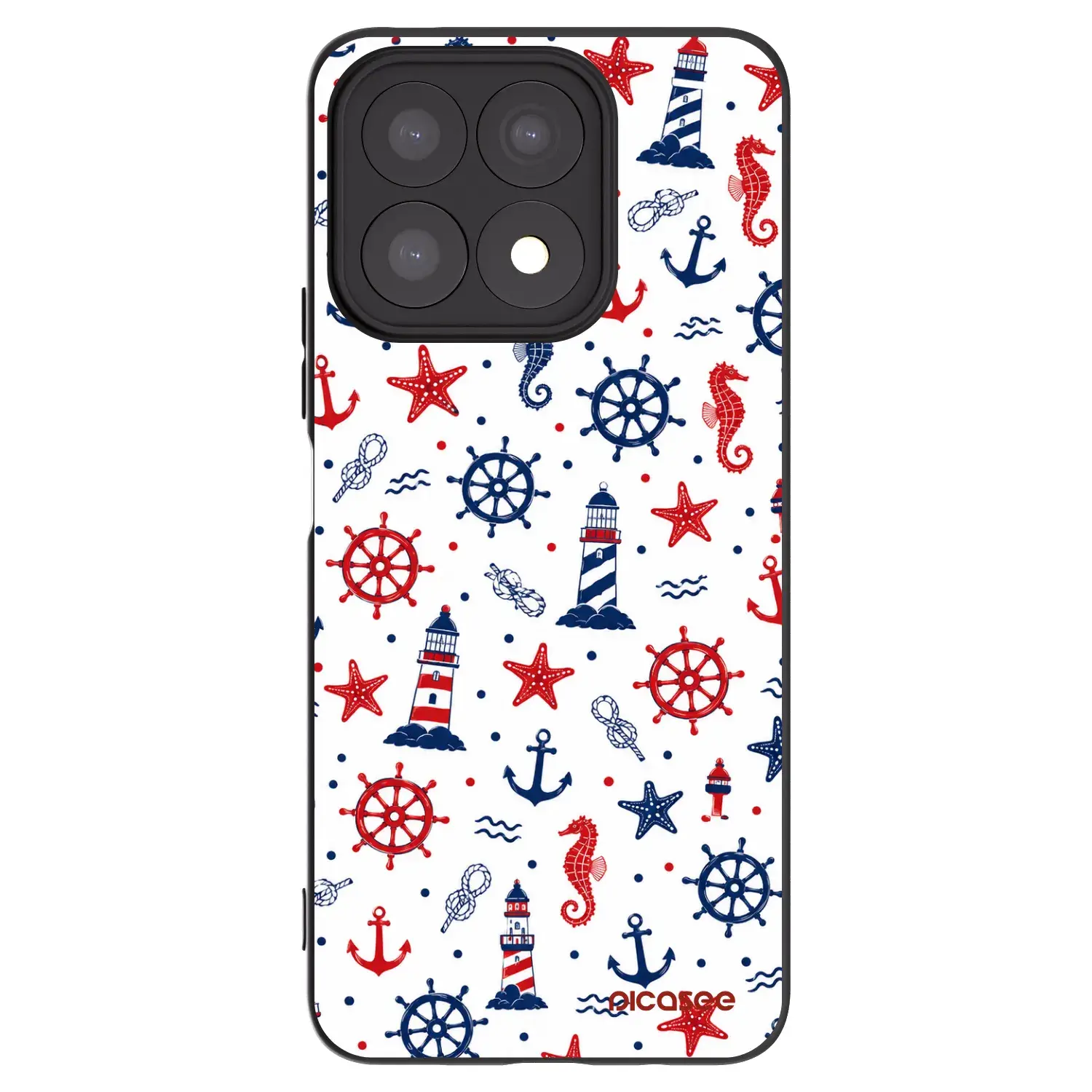 Silikonový černý obal pro Honor X8a - Sailor Vibes