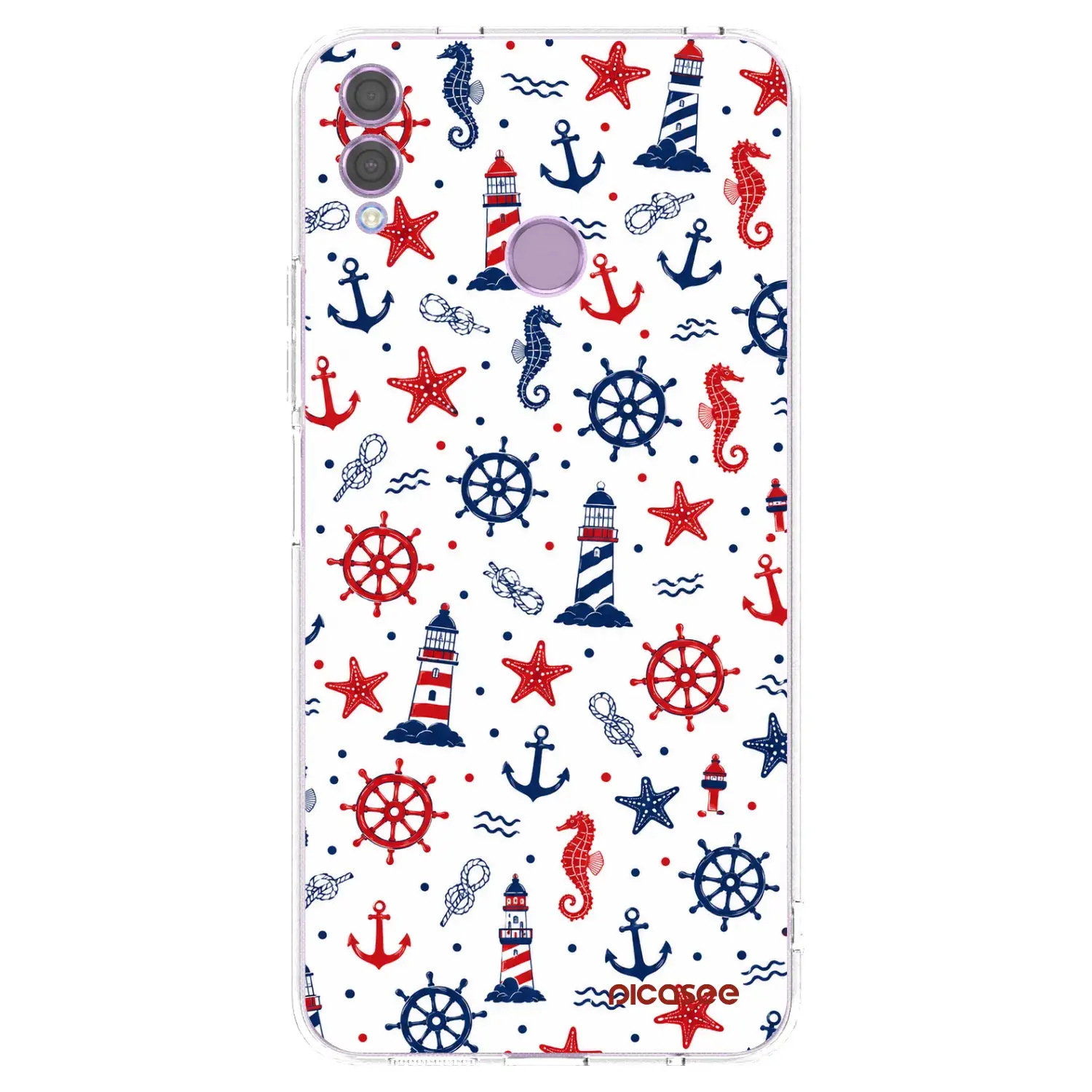 Silikonový průhledný obal pro Honor 8X - Sailor Vibes