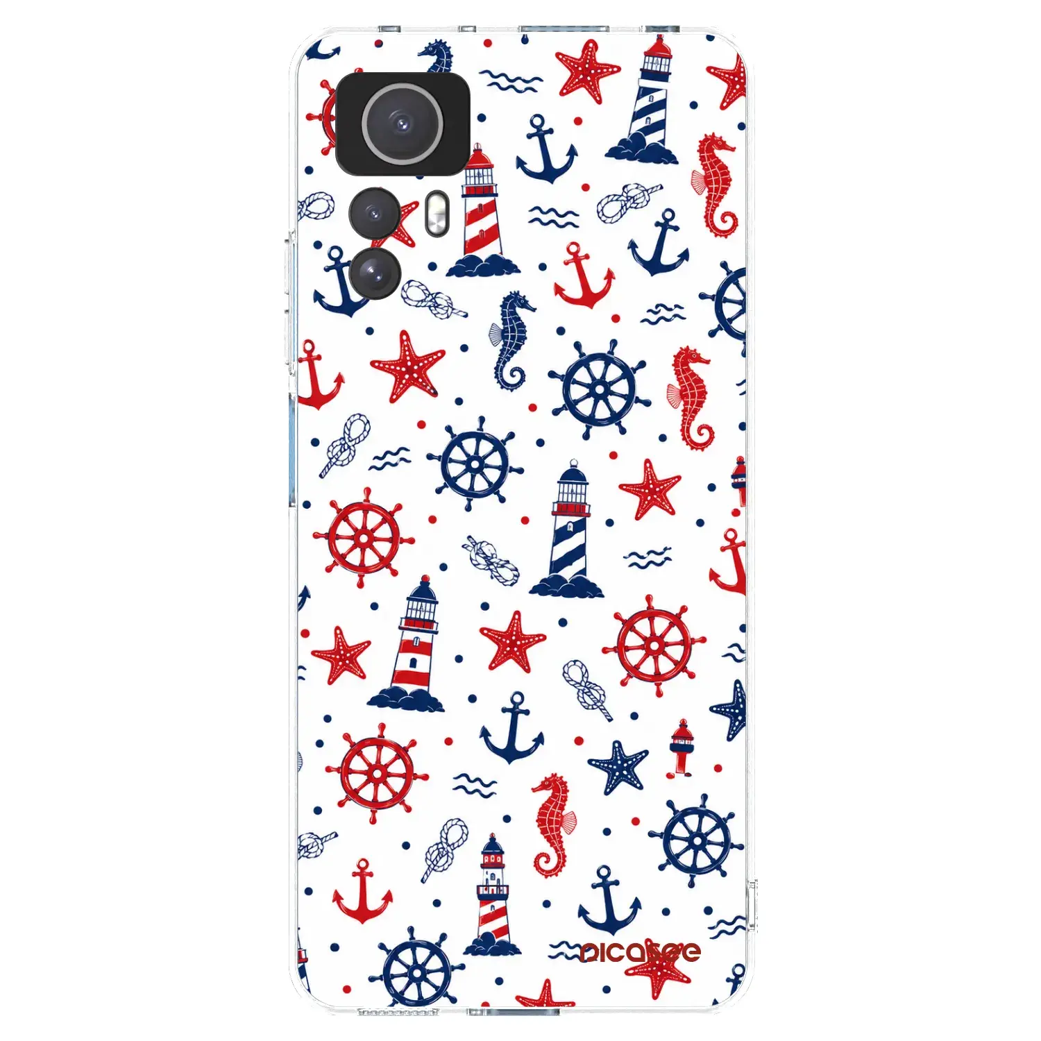 Silikonový průhledný obal pro Xiaomi Redmi Note 12S - Sailor Vibes