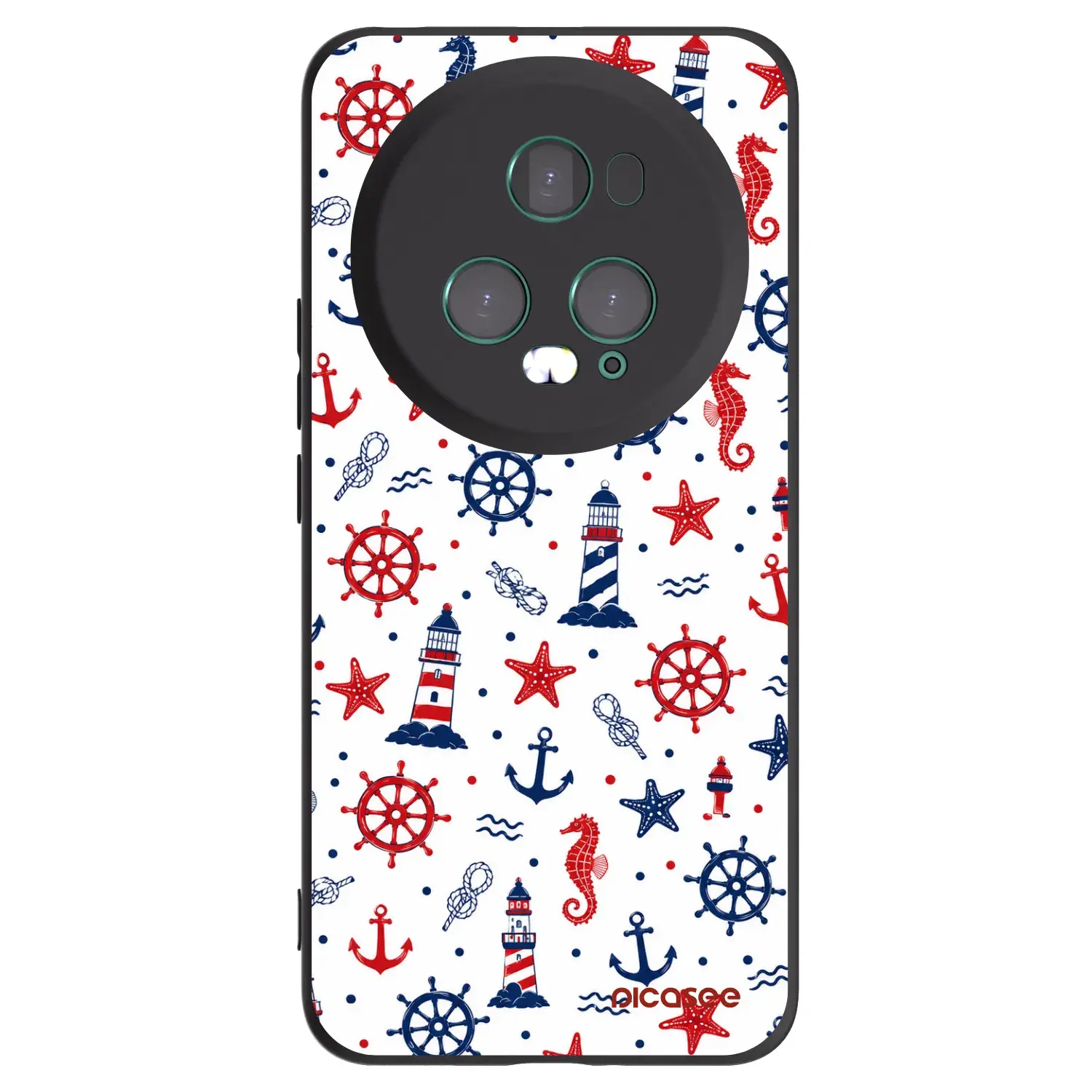 Silikonový černý obal pro Honor Magic5 Pro - Sailor Vibes