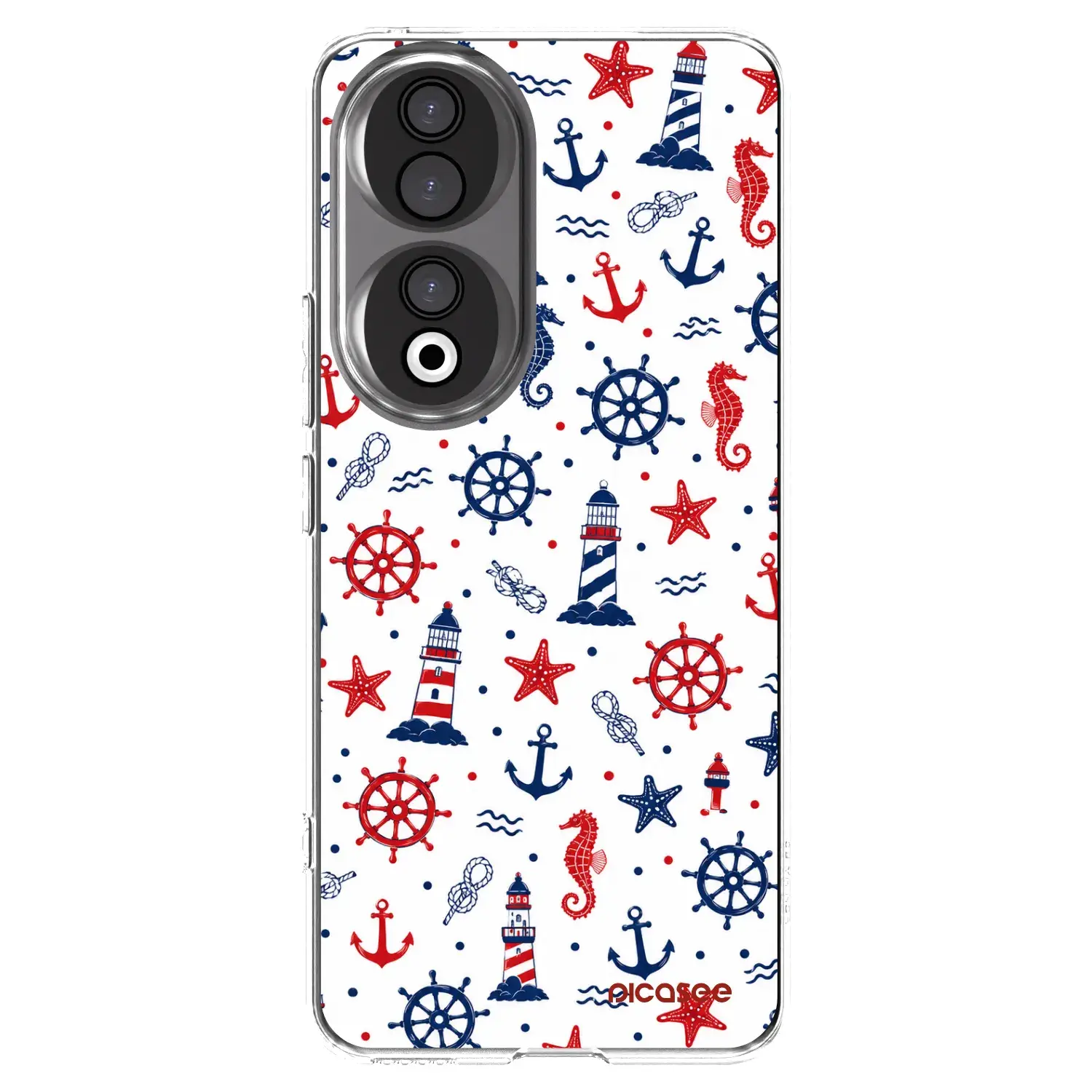 Silikonový průhledný obal pro Honor 90 5G - Sailor Vibes