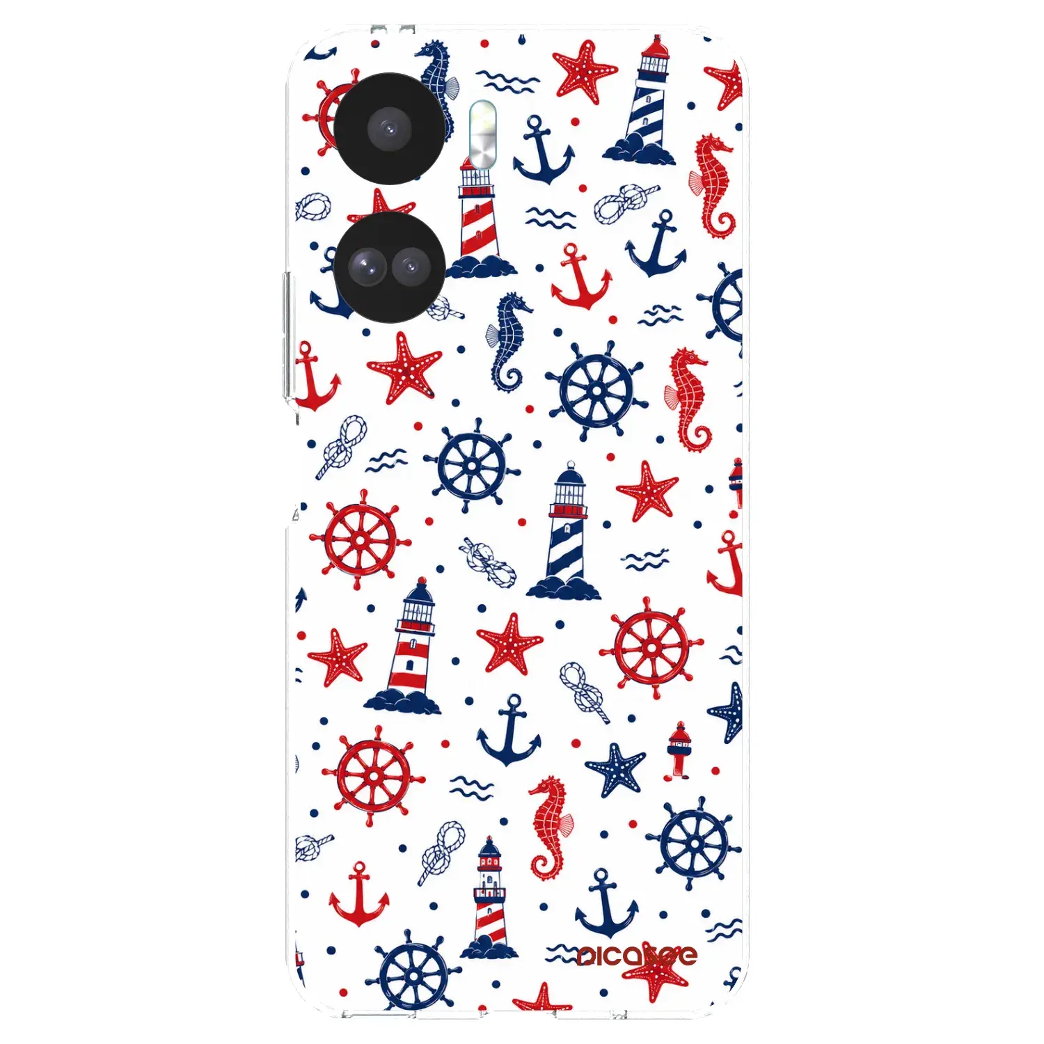 Silikonový průhledný obal pro Honor 90 Lite 5G - Sailor Vibes