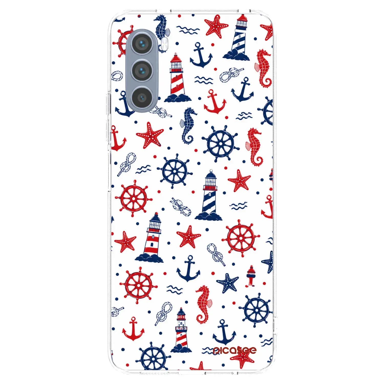 Silikonový průhledný obal pro Motorola Moto G62 - Sailor Vibes