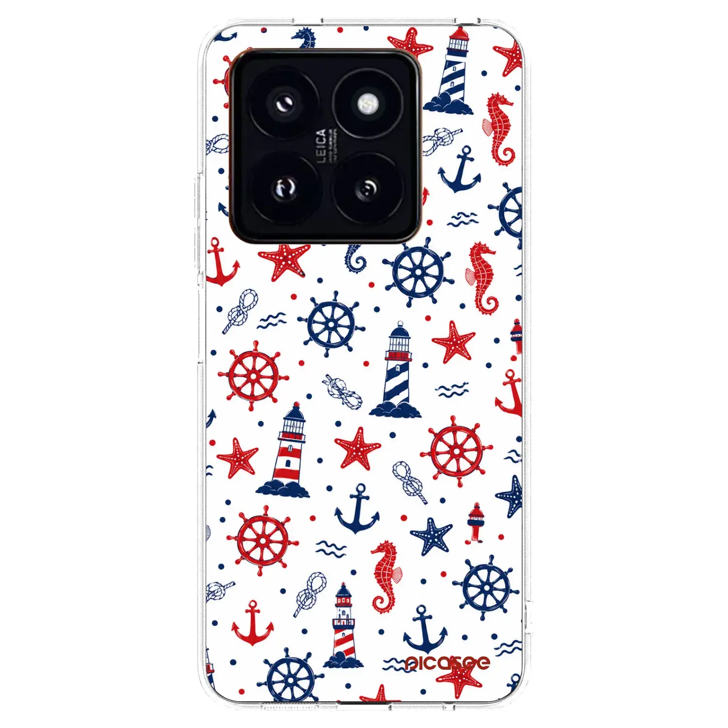 Silikonový průhledný obal pro Xiaomi 14 Pro - Sailor Vibes
