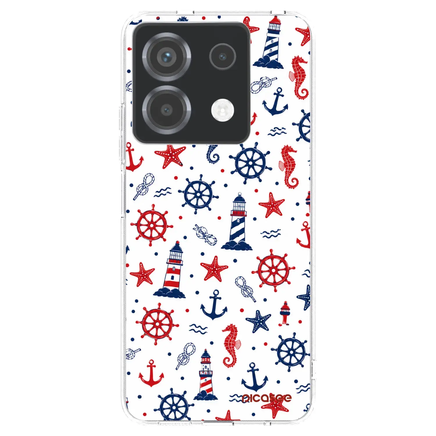 Silikonový průhledný obal pro Xiaomi Poco X6 - Sailor Vibes