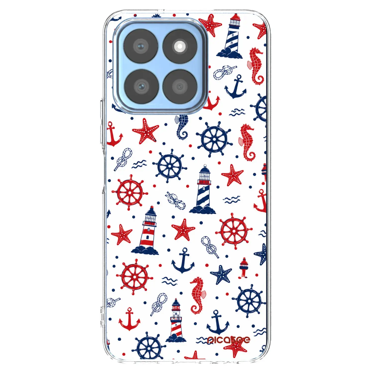 Silikonový průhledný obal pro Honor X8b - Sailor Vibes