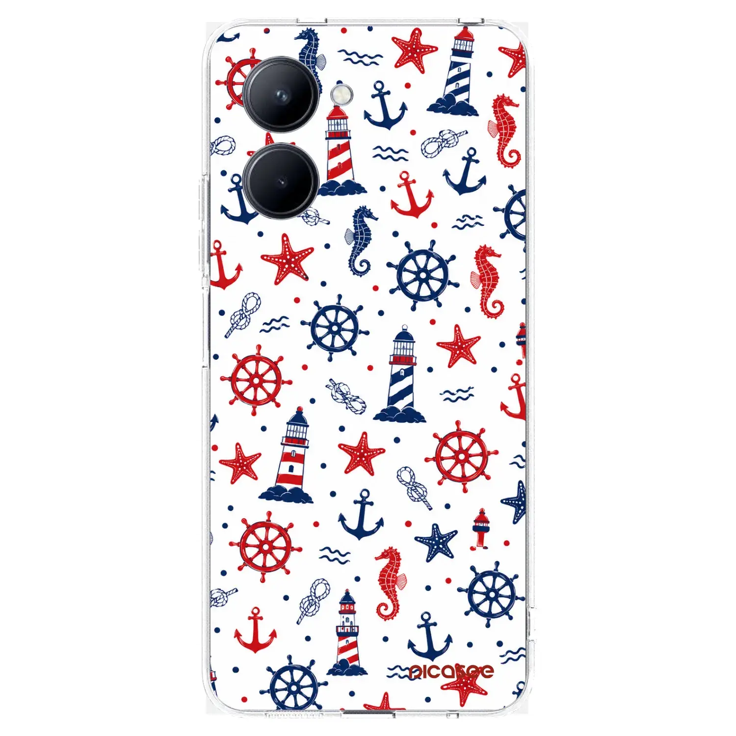 Silikonový průhledný obal pro Realme C33 (2023) - Sailor Vibes