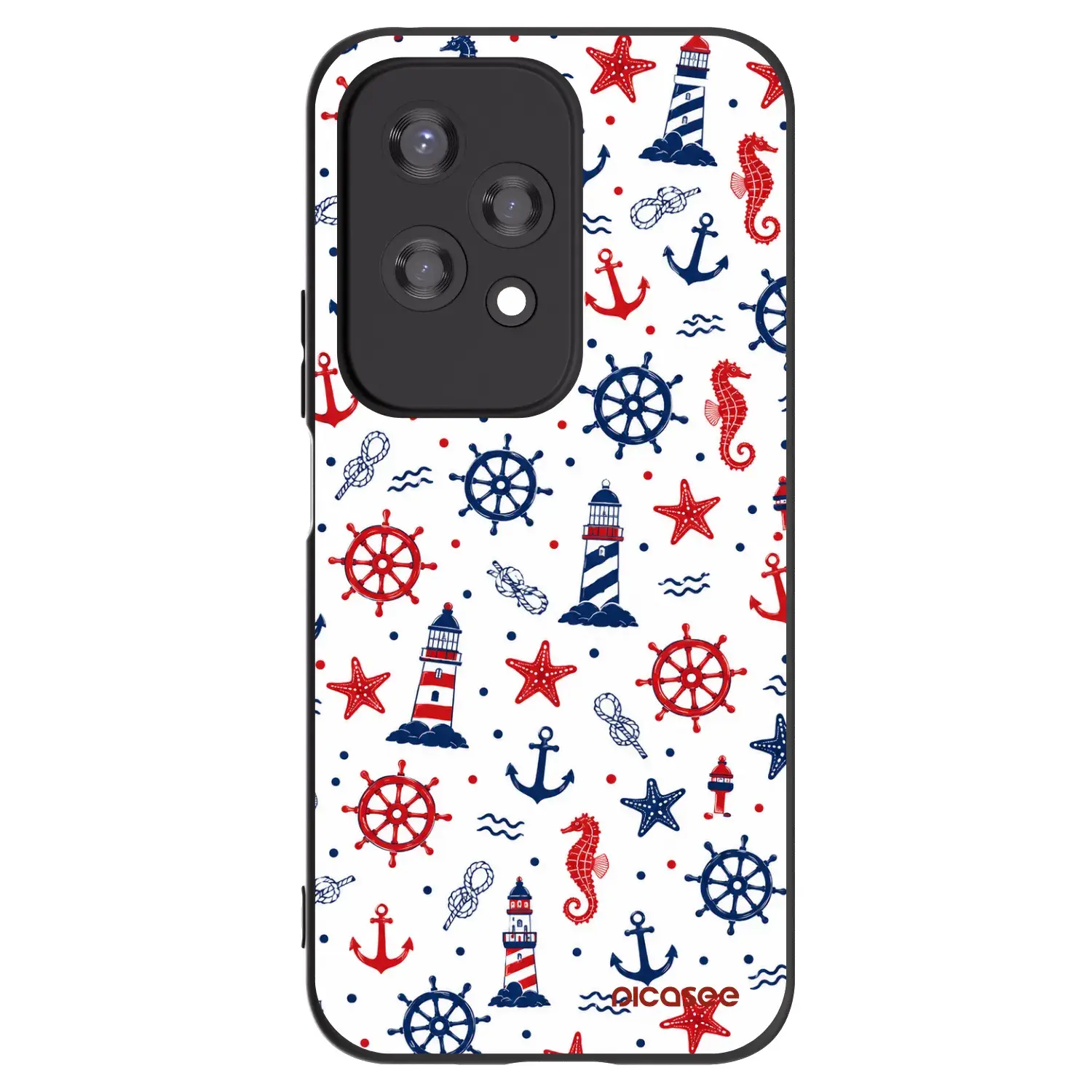 Silikonový černý obal pro Honor 200 Lite - Sailor Vibes