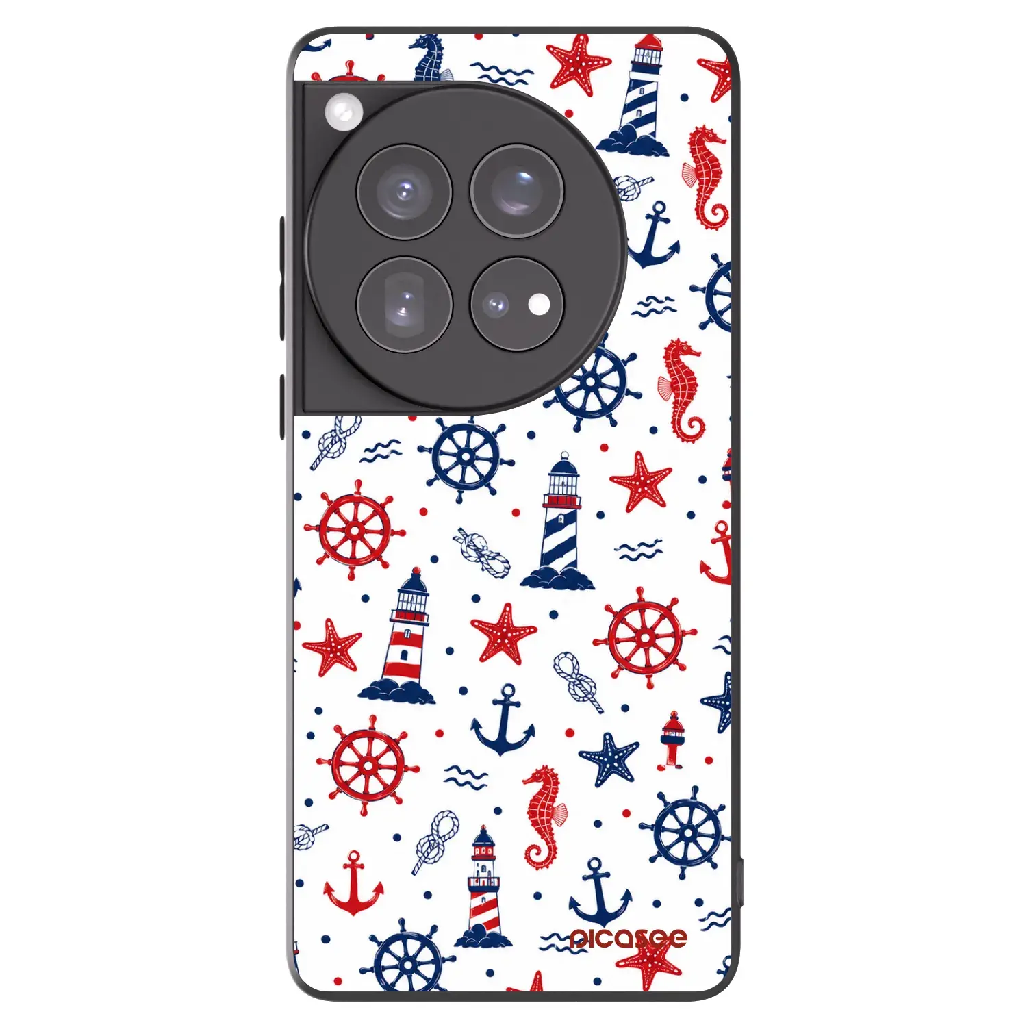 Silikonový černý obal pro OnePlus 12 5G - Sailor Vibes