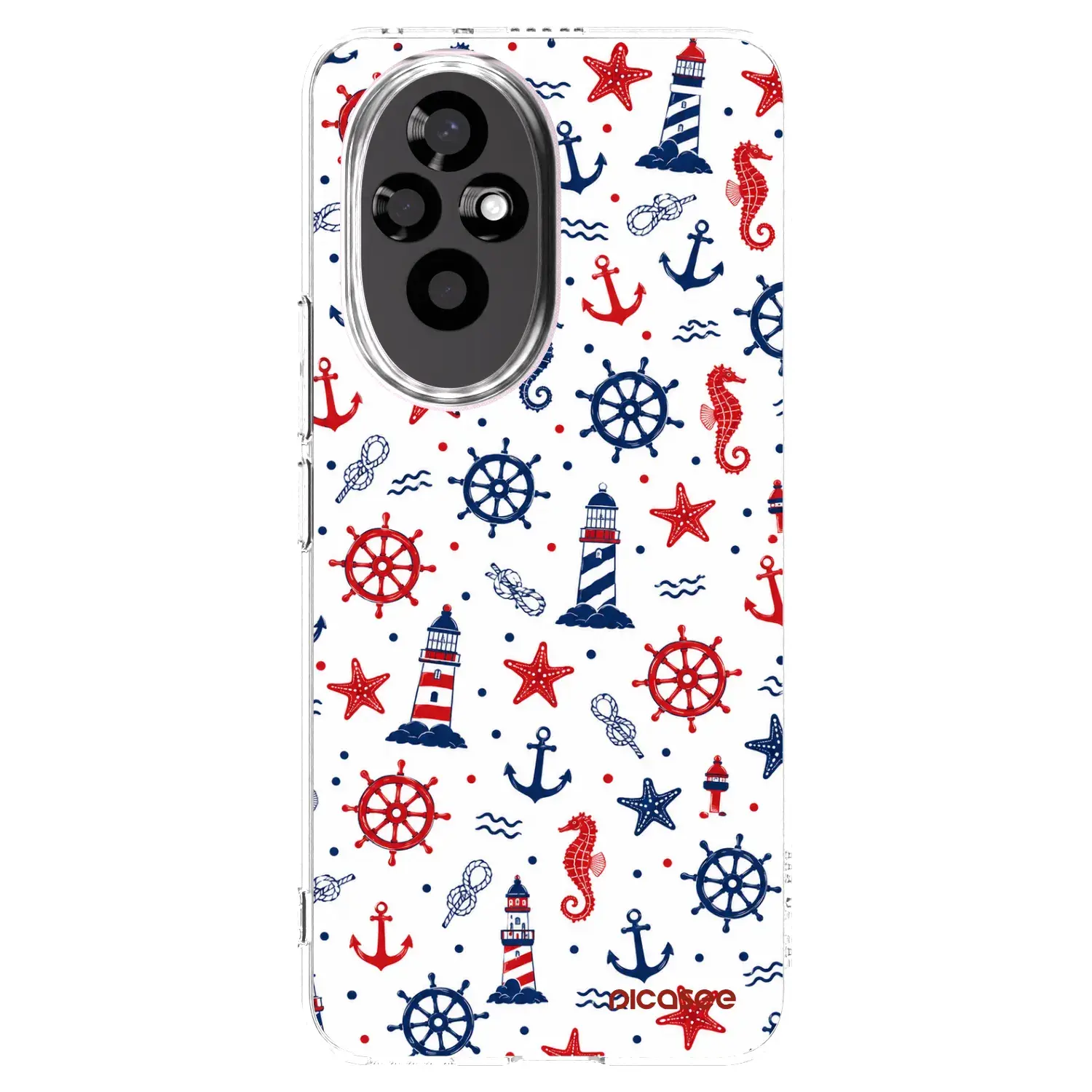 Silikonový průhledný obal pro Honor 200 Pro 5G - Sailor Vibes