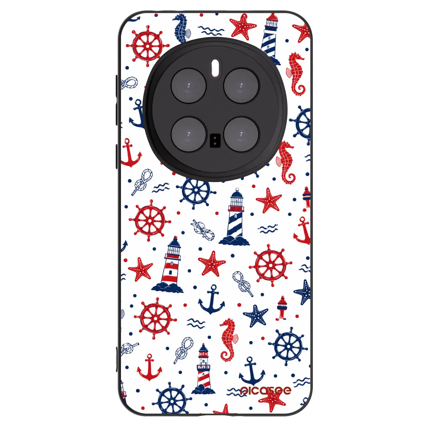 Silikonový černý obal pro Honor Magic7 Pro 5G - Sailor Vibes