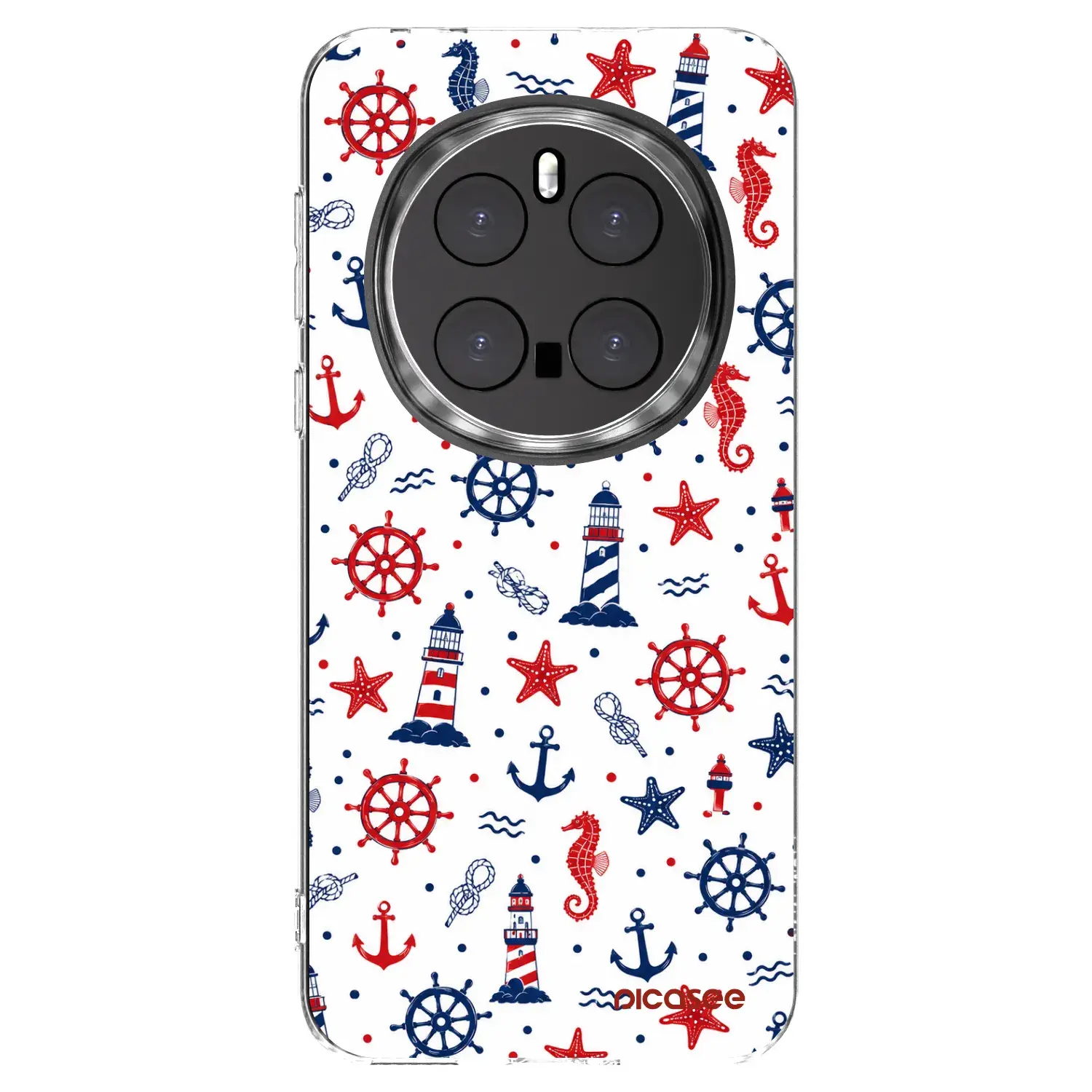 Silikonový průhledný obal pro Honor Magic7 Pro 5G - Sailor Vibes