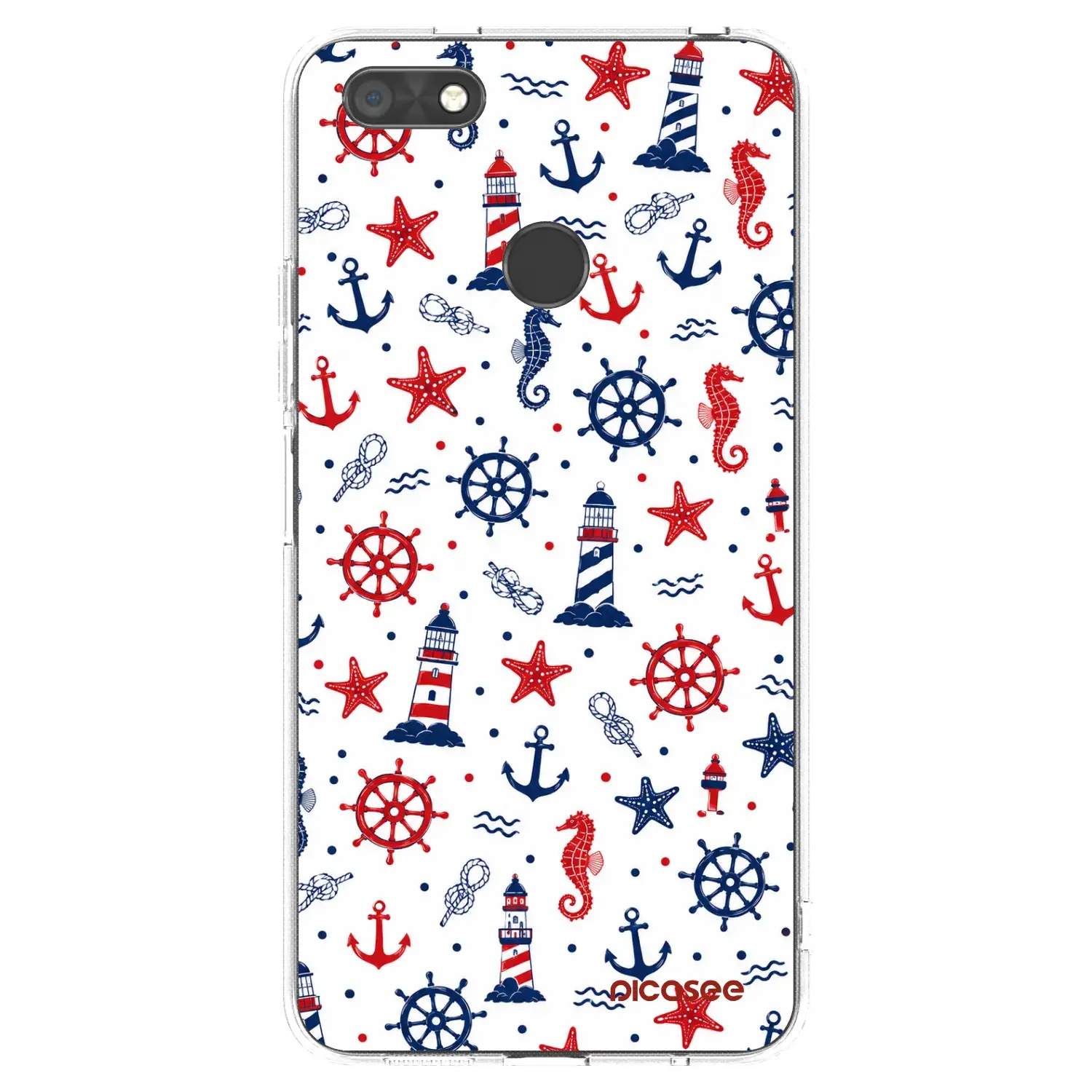 Silikonový průhledný obal pro Huawei P9 Lite Mini - Sailor Vibes