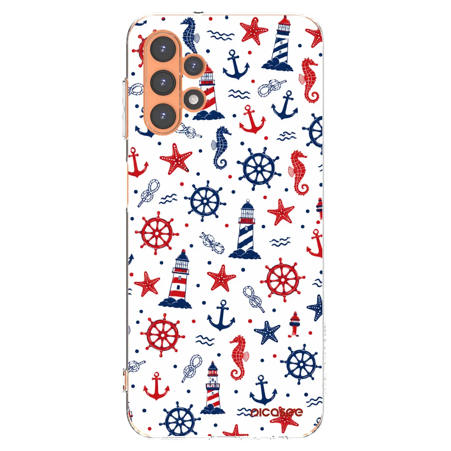 Silikonový průhledný obal pro Samsung Galaxy A13 5G - Sailor Vibes