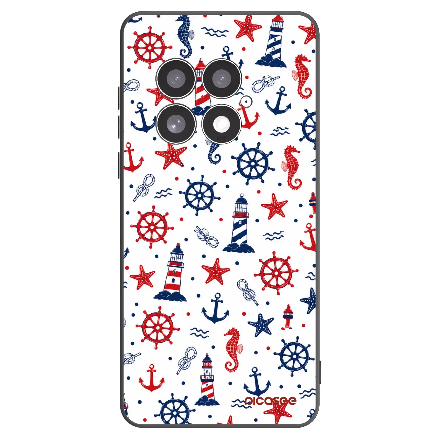 Silikonový černý obal pro OnePlus 13 5G - Sailor Vibes
