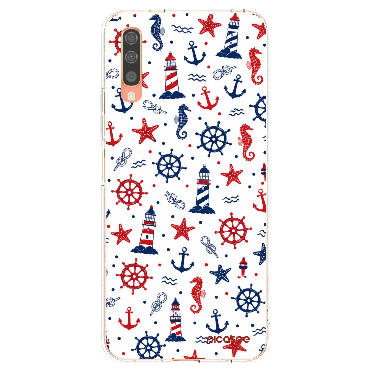 Silikonový průhledný obal pro Samsung Galaxy A70 A705F - Sailor Vibes